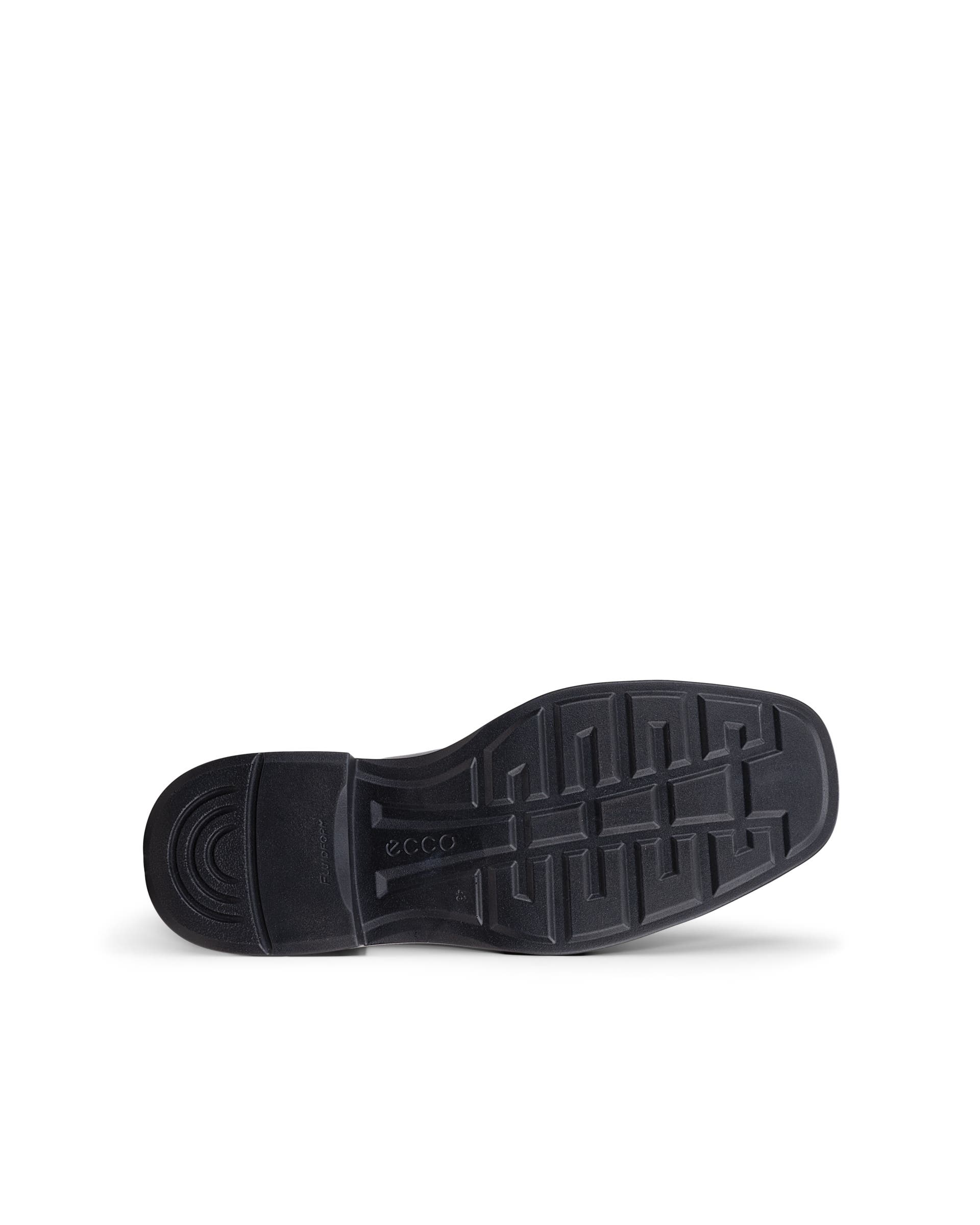 Men's ECCO® Helsinki 2 Leather Slip-On Dress Shoe - Black - Sole