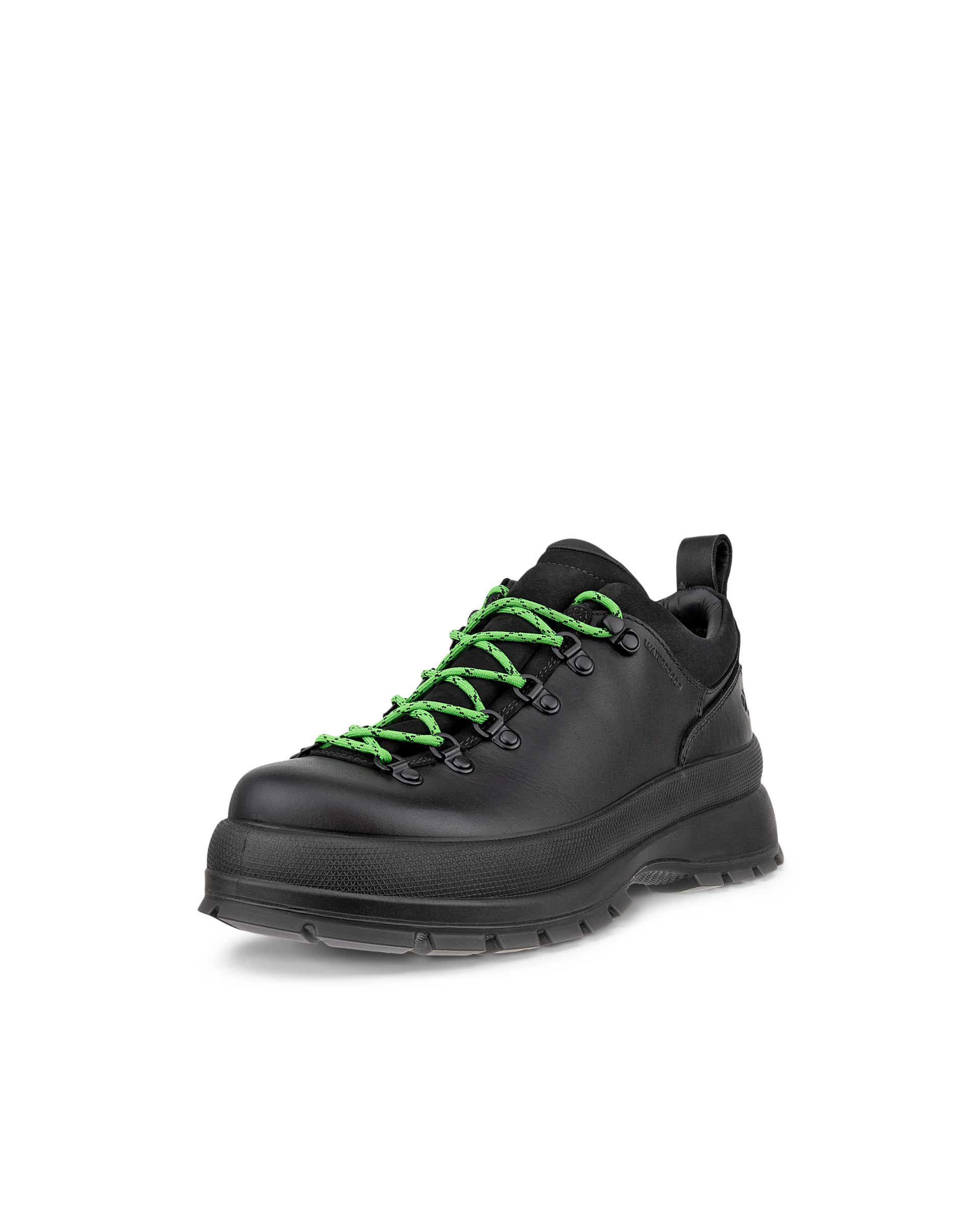 Men's ECCO® Track 30 Leather Waterproof Shoe - Black - Main