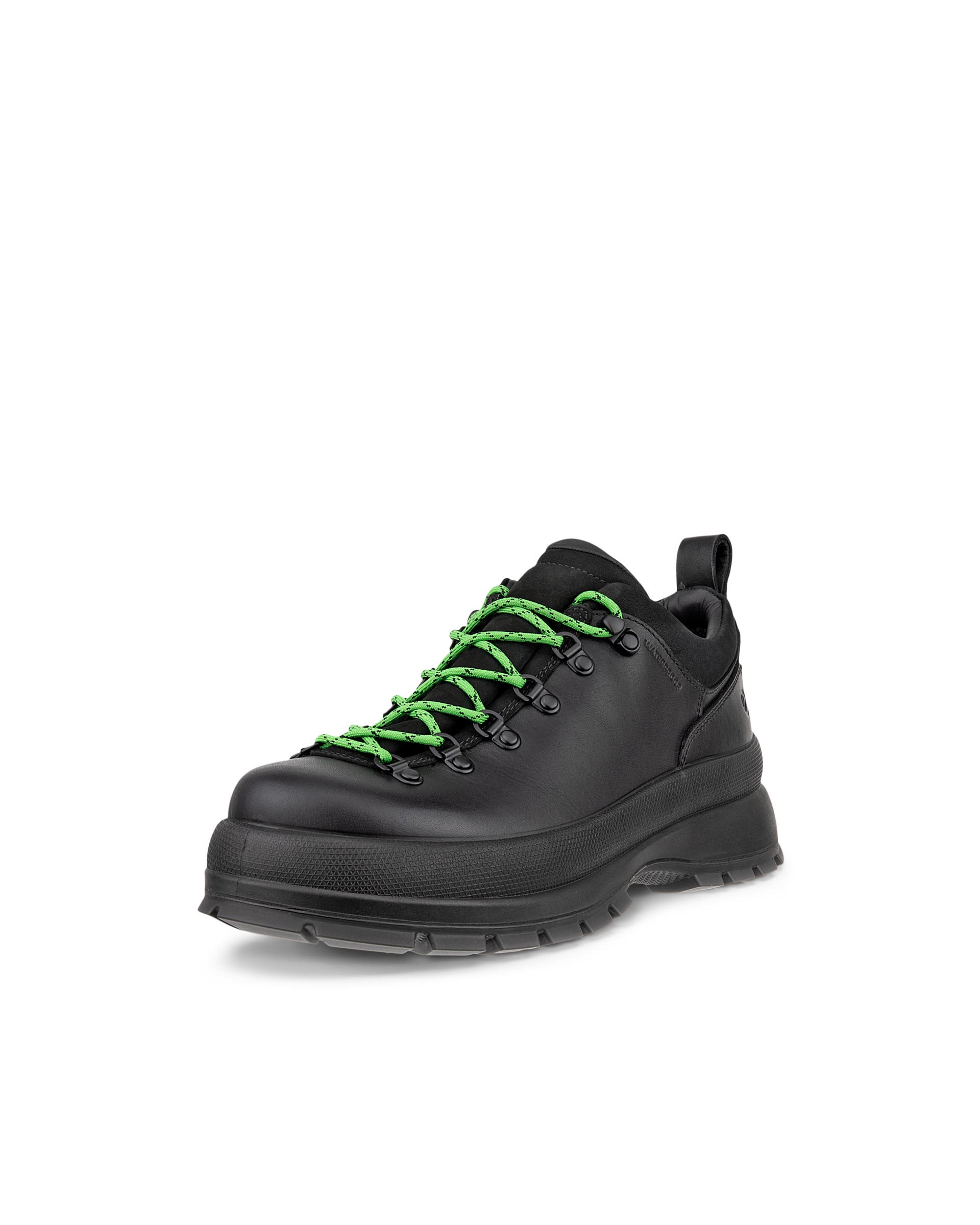 Men's ECCO® Track 30 Leather Waterproof Shoe - Black - Main