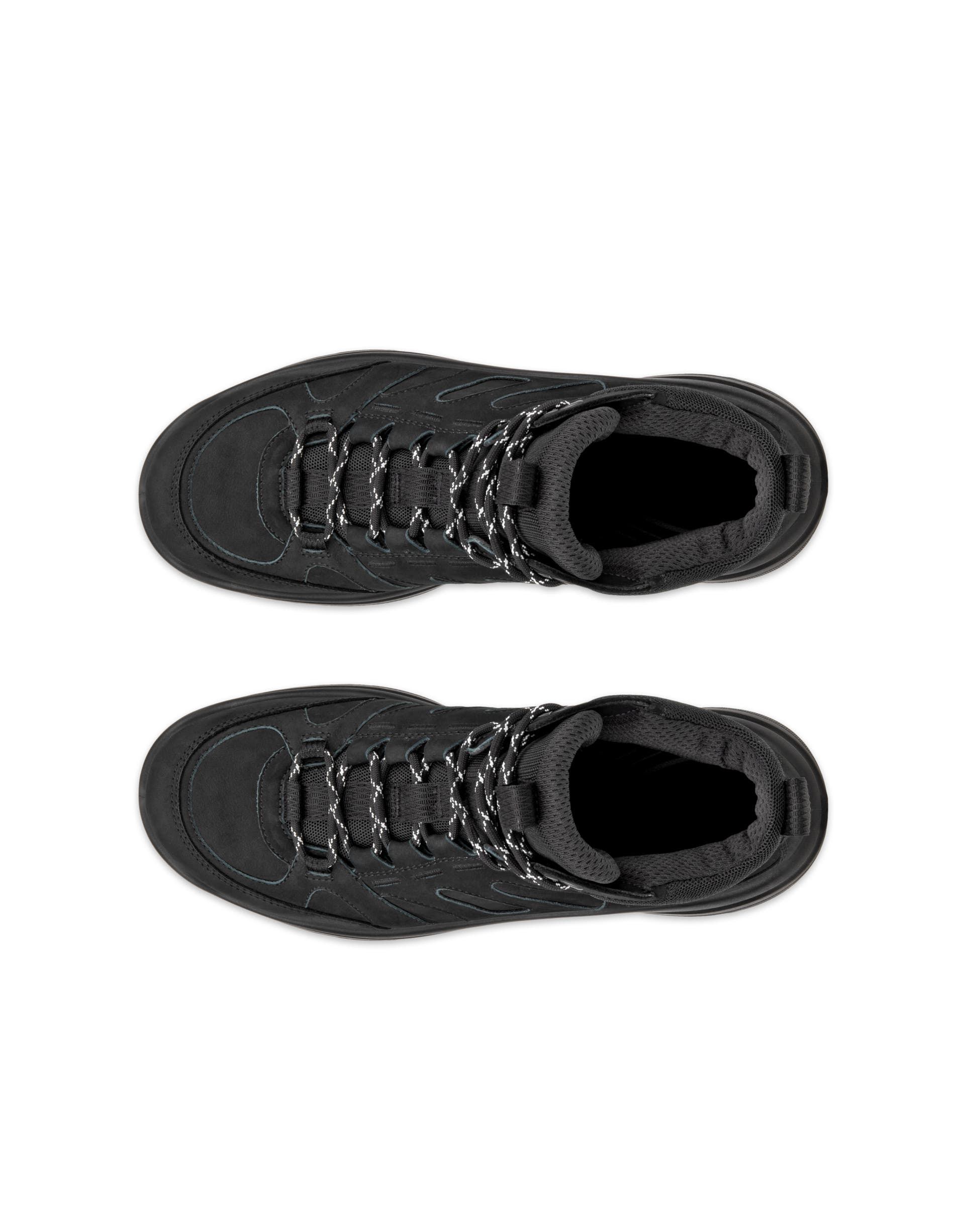 ECCO® Offroad Vattentät halvhög känga i nubuck för utomhusbruk dam - Svart - Top left pair