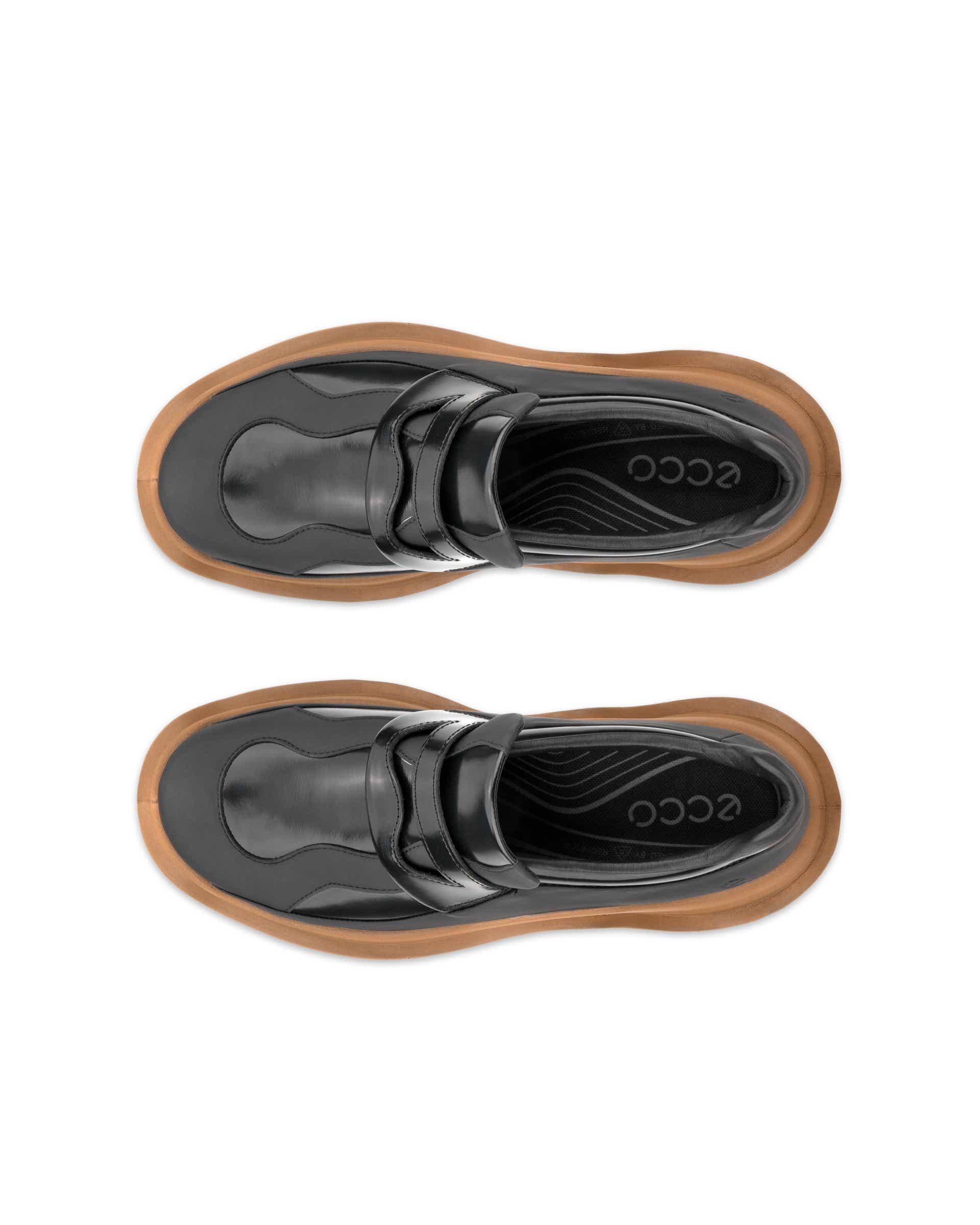 Botines de montaña de piel ECCO® OFFROAD para mujer - Negro - Top left pair