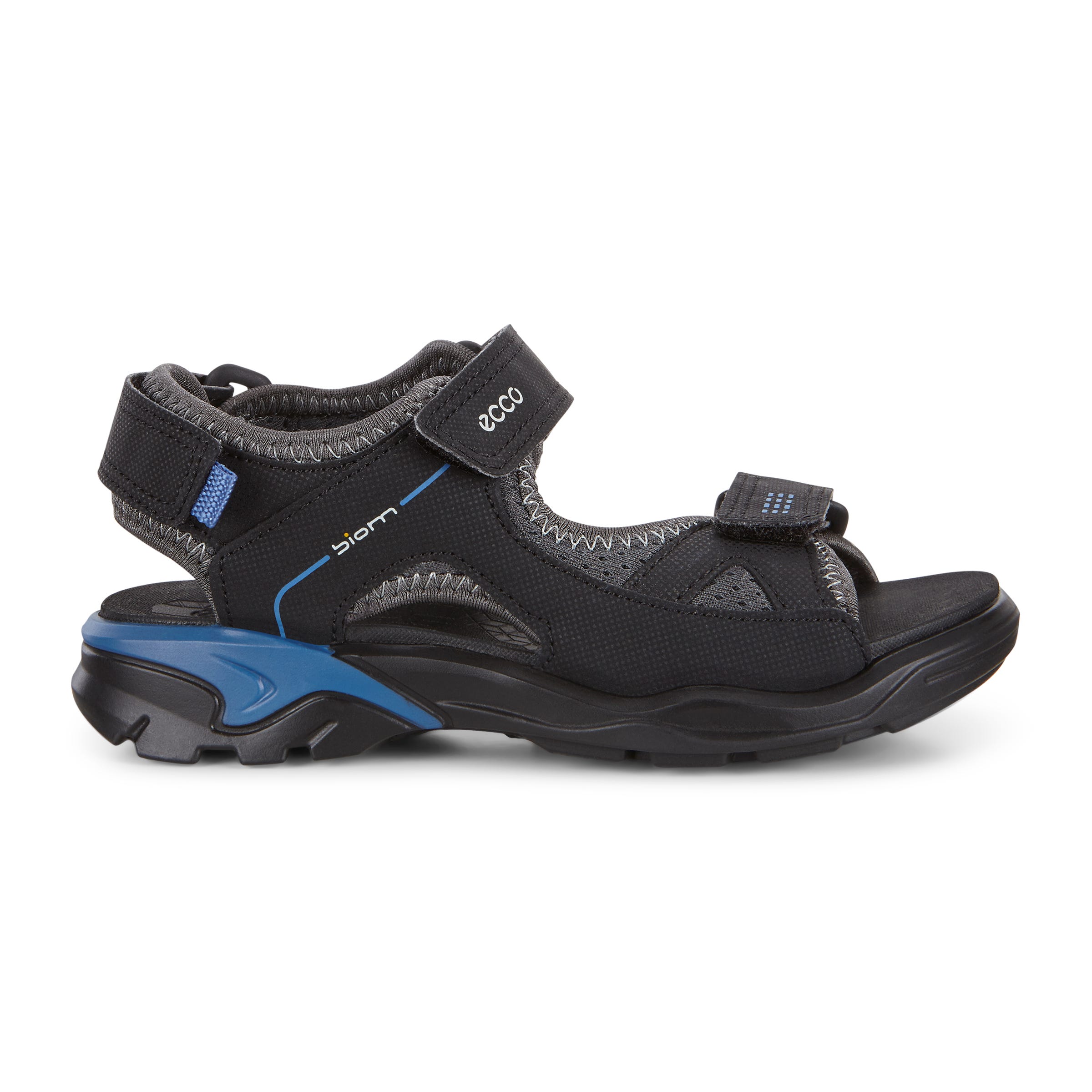 ECCO BIOM Raft Kids Flat Sandals - Black - Outside
