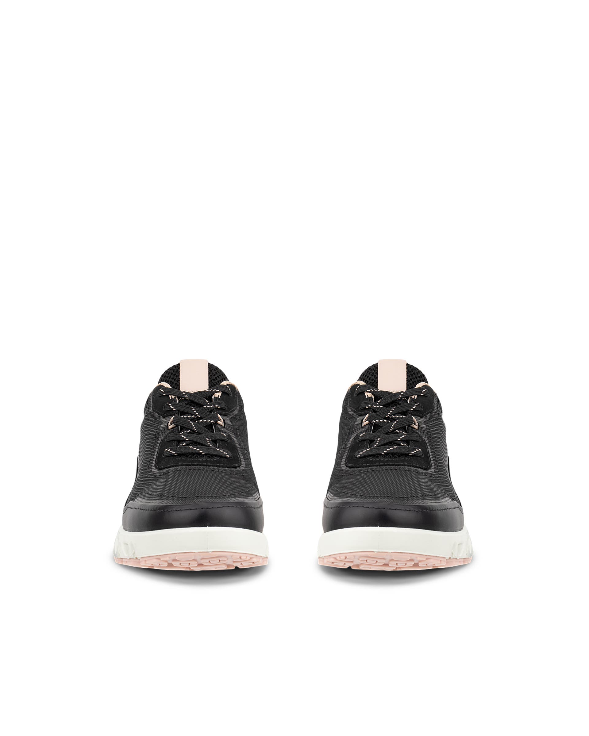 Women's ECCO® Multi-Vent Textile Gore-Tex Shoe - Black - Front pair