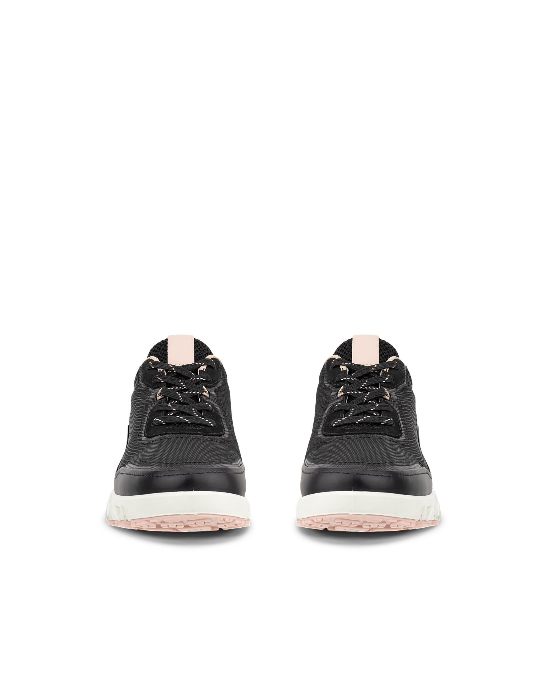 Women's ECCO® Multi-Vent Textile Gore-Tex Shoe - Black - Front pair