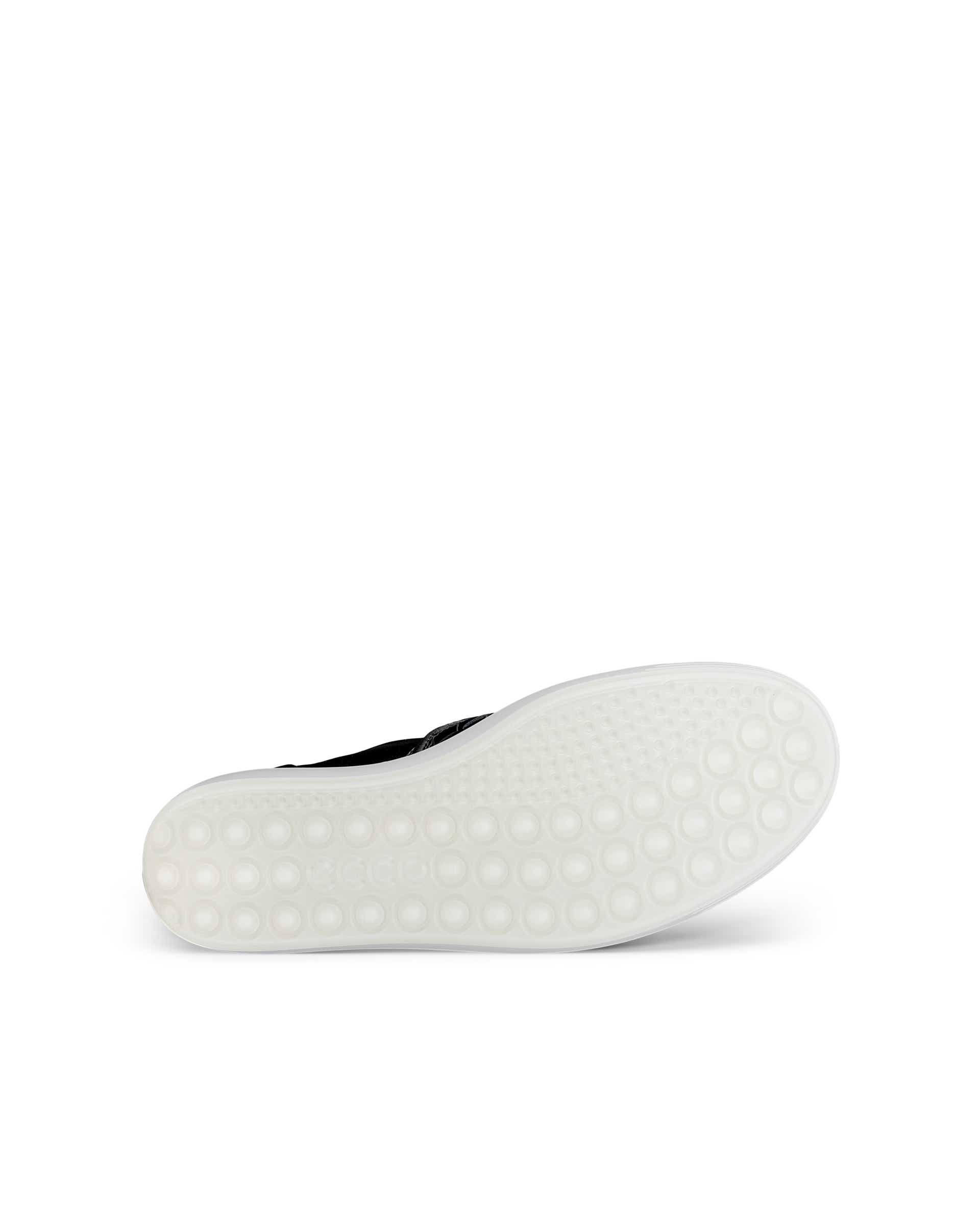Women's ECCO® Soft 7 Woven Leather Slip-On - Metallics - Sole