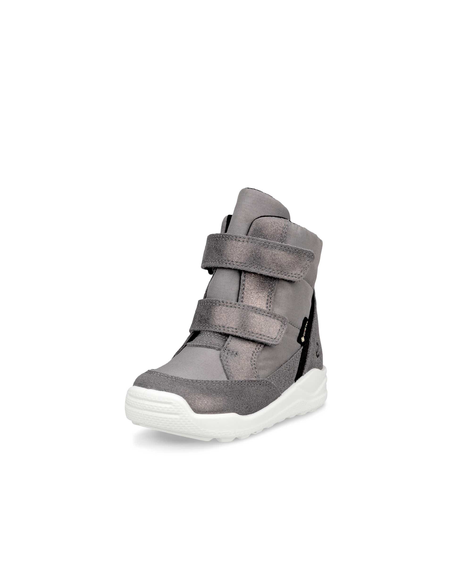 ECCO® Urban Mini Kinder Halbhoher Stiefel aus Veloursleder mit Gore-Tex - Grau - Main
