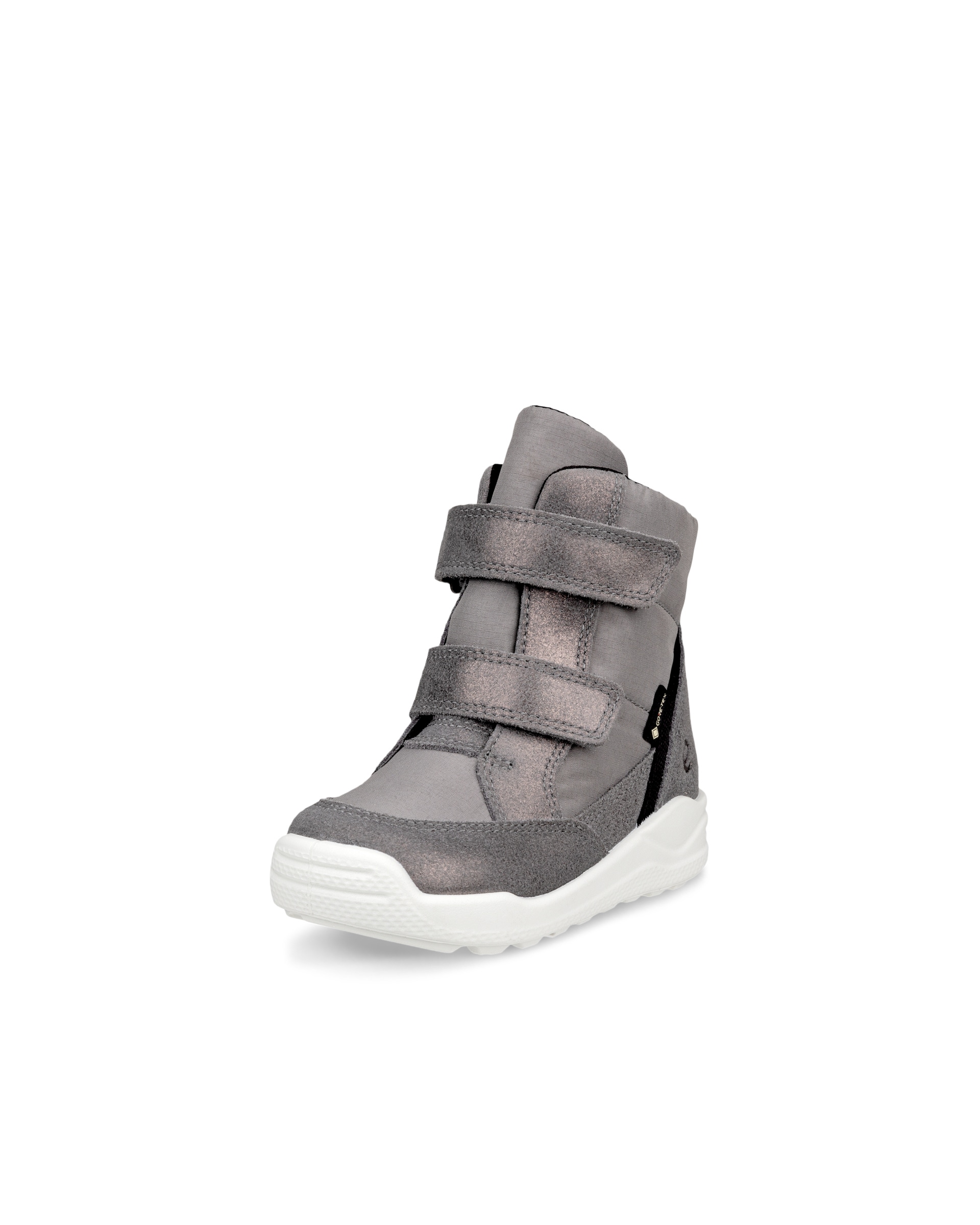 ECCO® Urban Mini Kinder Halbhoher Stiefel aus Veloursleder mit Gore-Tex - Grau - Main