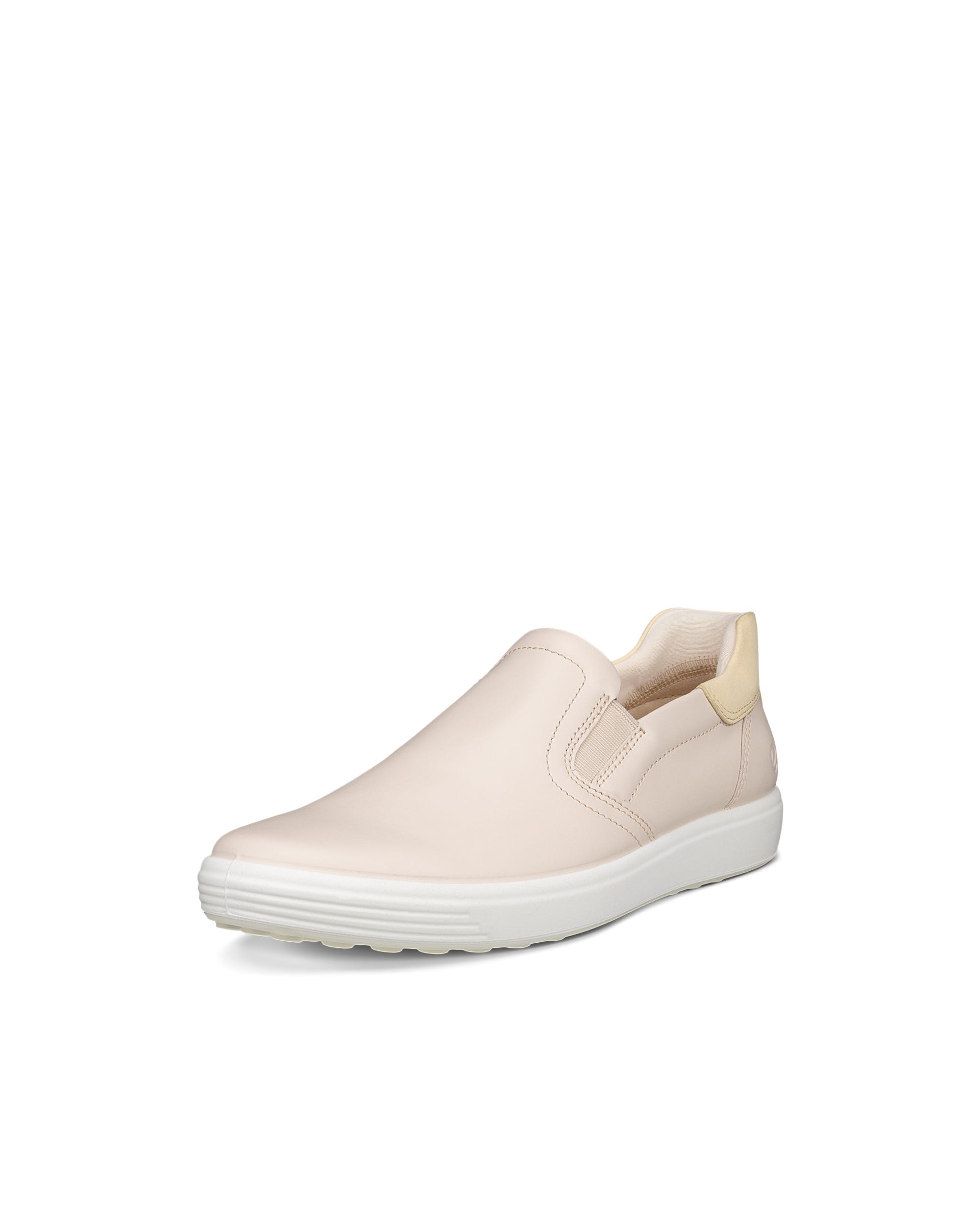 ECCO SOFT 7 SLIP ON Women ウィメンズ レザースニーカー | ベージュ