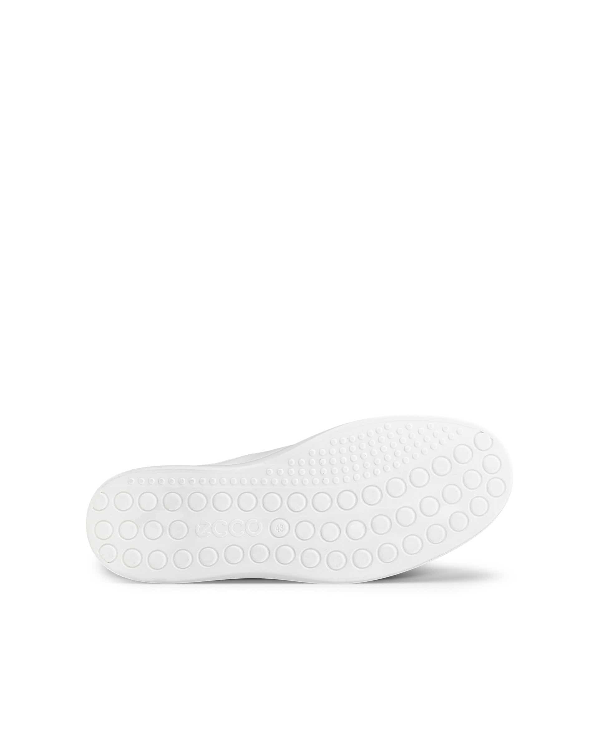 Zapatillas de piel ECCO® CLASSIC SNEAKER para hombre - Blanco - Sole