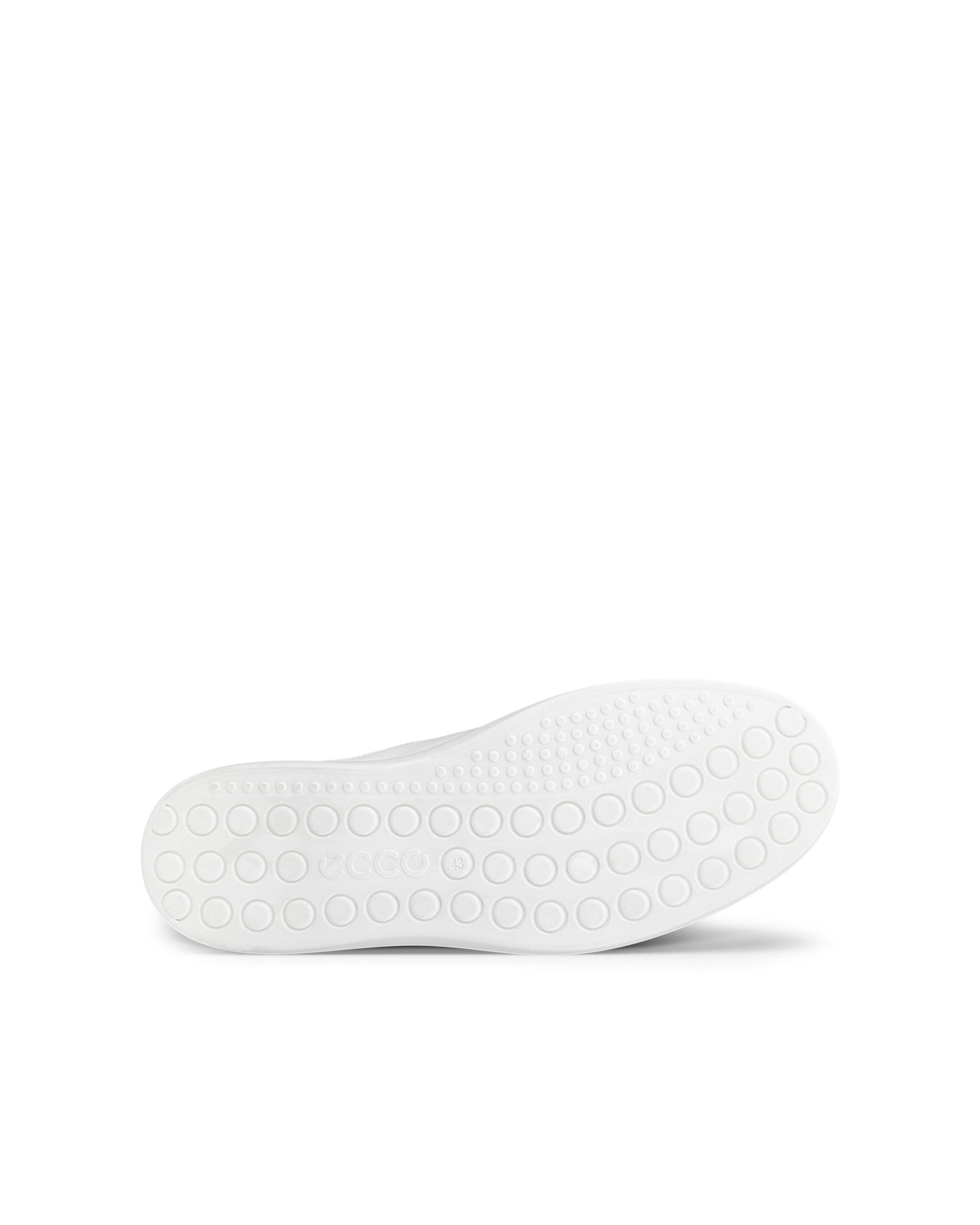 Zapatillas de piel ECCO® CLASSIC SNEAKER para hombre - Blanco - Outside