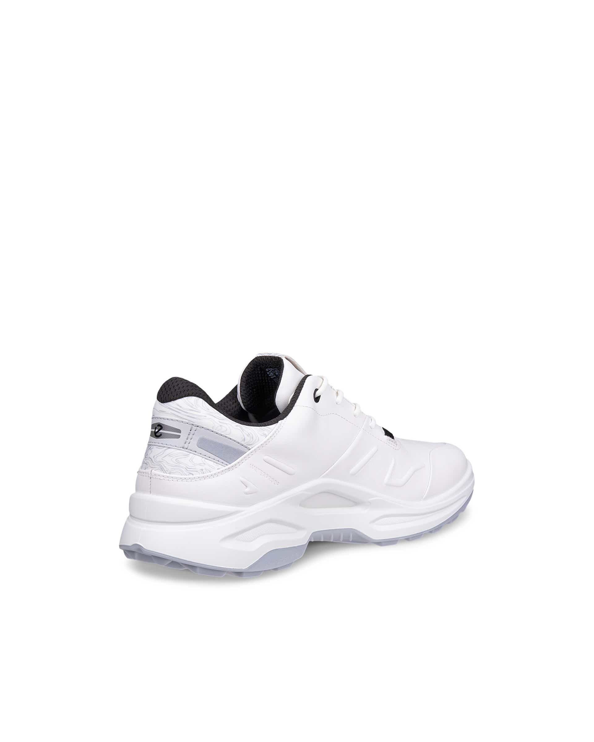 Men's ECCO® Golf Biom H6 Leather Waterproof Golf Shoe - White - Back