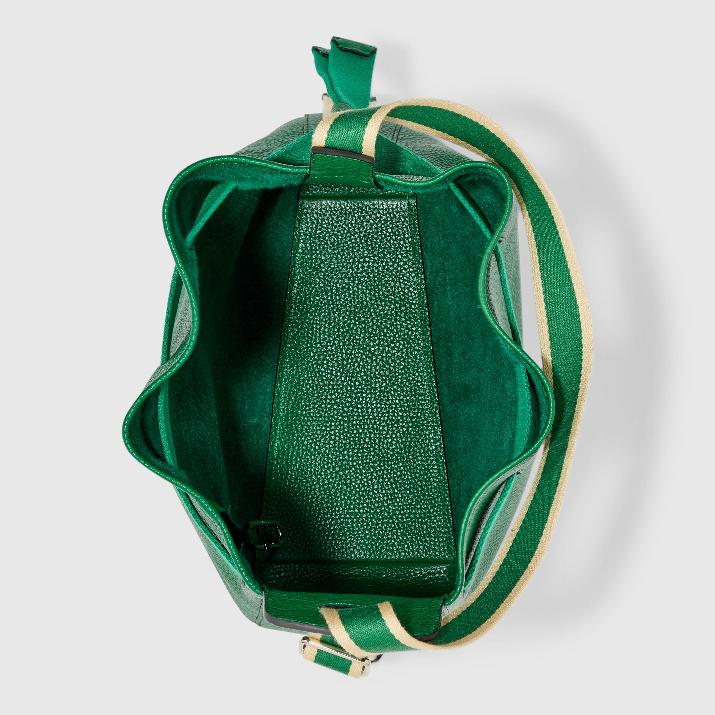 ECCO® Sail Leather Compact Shoulder Bag - Green - Birdeye