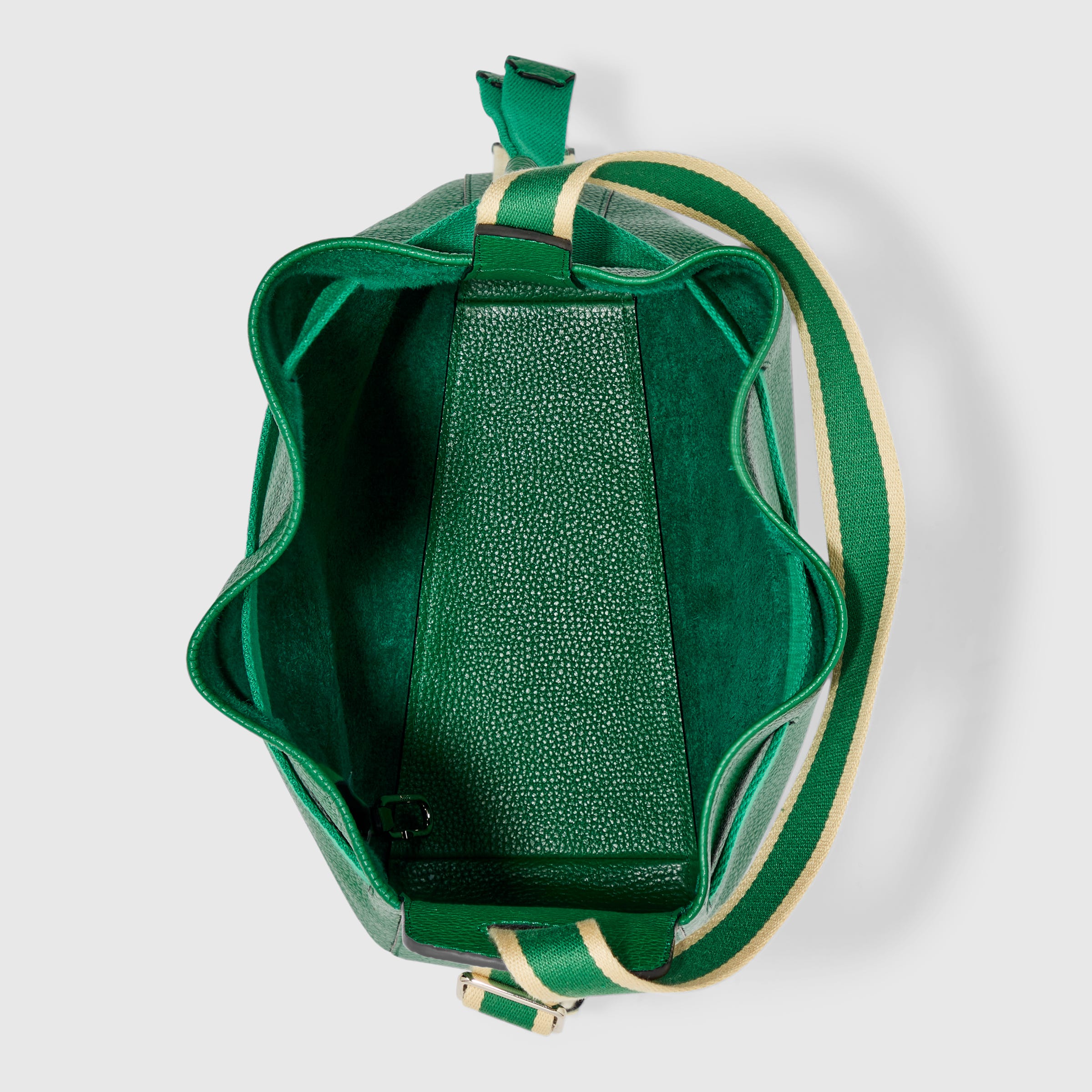 ECCO® Sail Leather Compact Shoulder Bag - Green - Birdeye