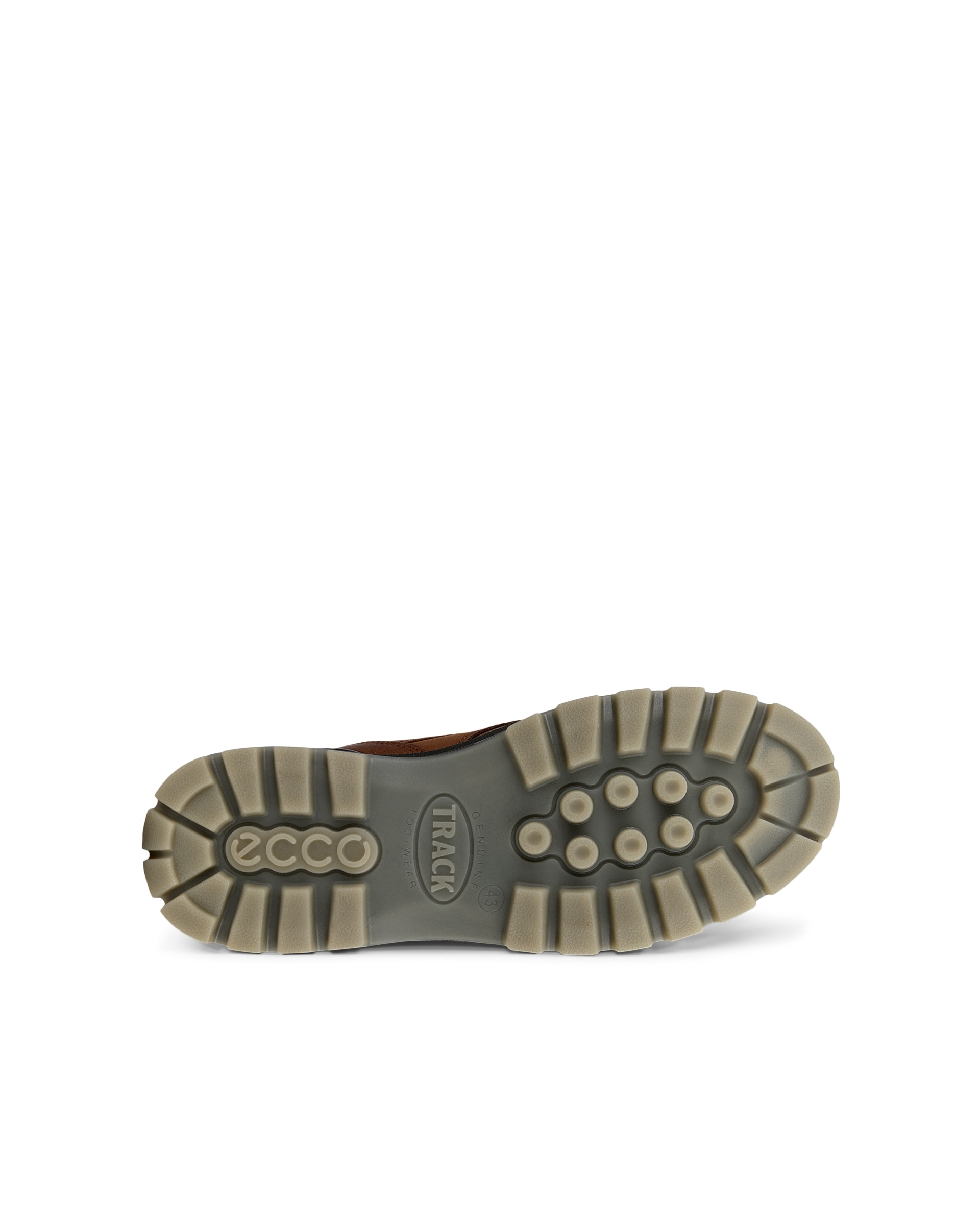 ECCO® Track 25 Heren halfhoge leren outdoorboot met Gore-Tex - Bruin - Sole