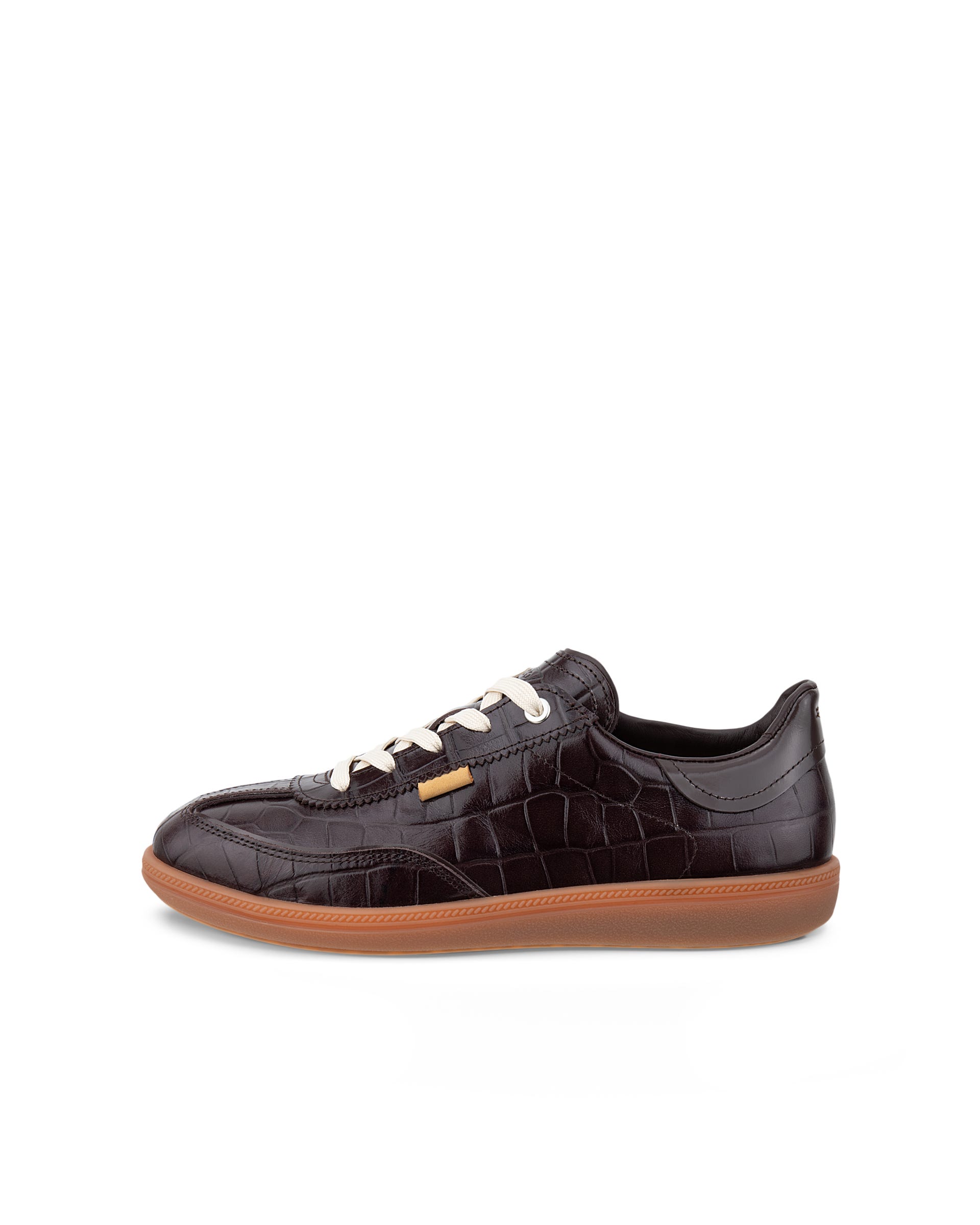 Women's ECCO® SOFT 11 Leather Trainer - Purple - Outside