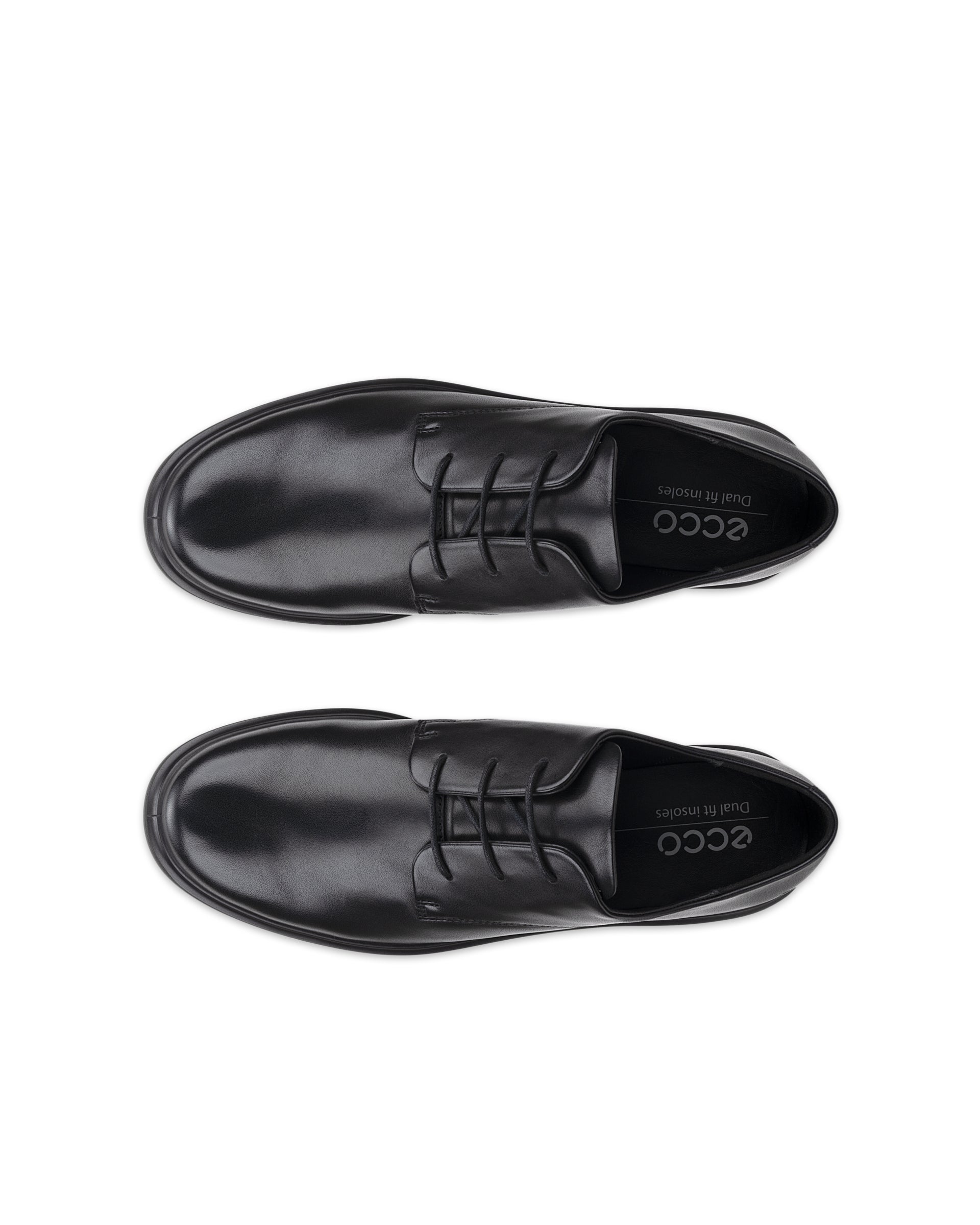ECCO® Metropole Amsterdam derbies cuir pour femme - Noir - Top left pair