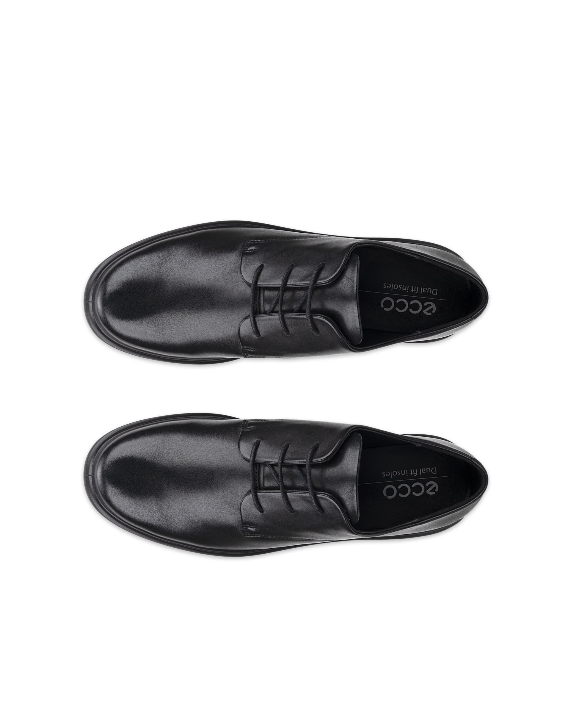 ECCO Metropole Amsterdam ウィメンズ レザーダービーシューズ - ブラック - Top left pair