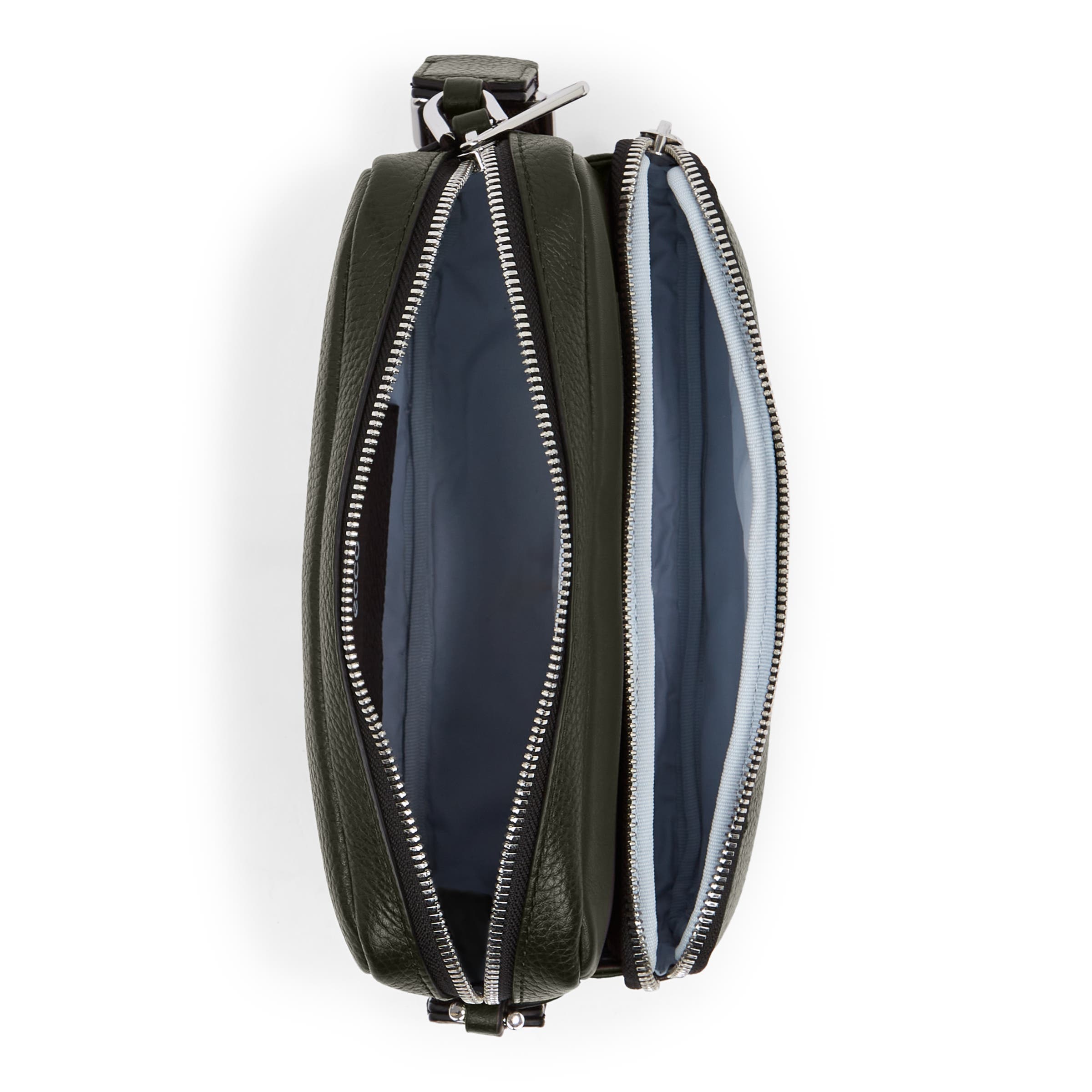 ECCO® Camera Bag Leather Camera Bag - Green - Birdeye