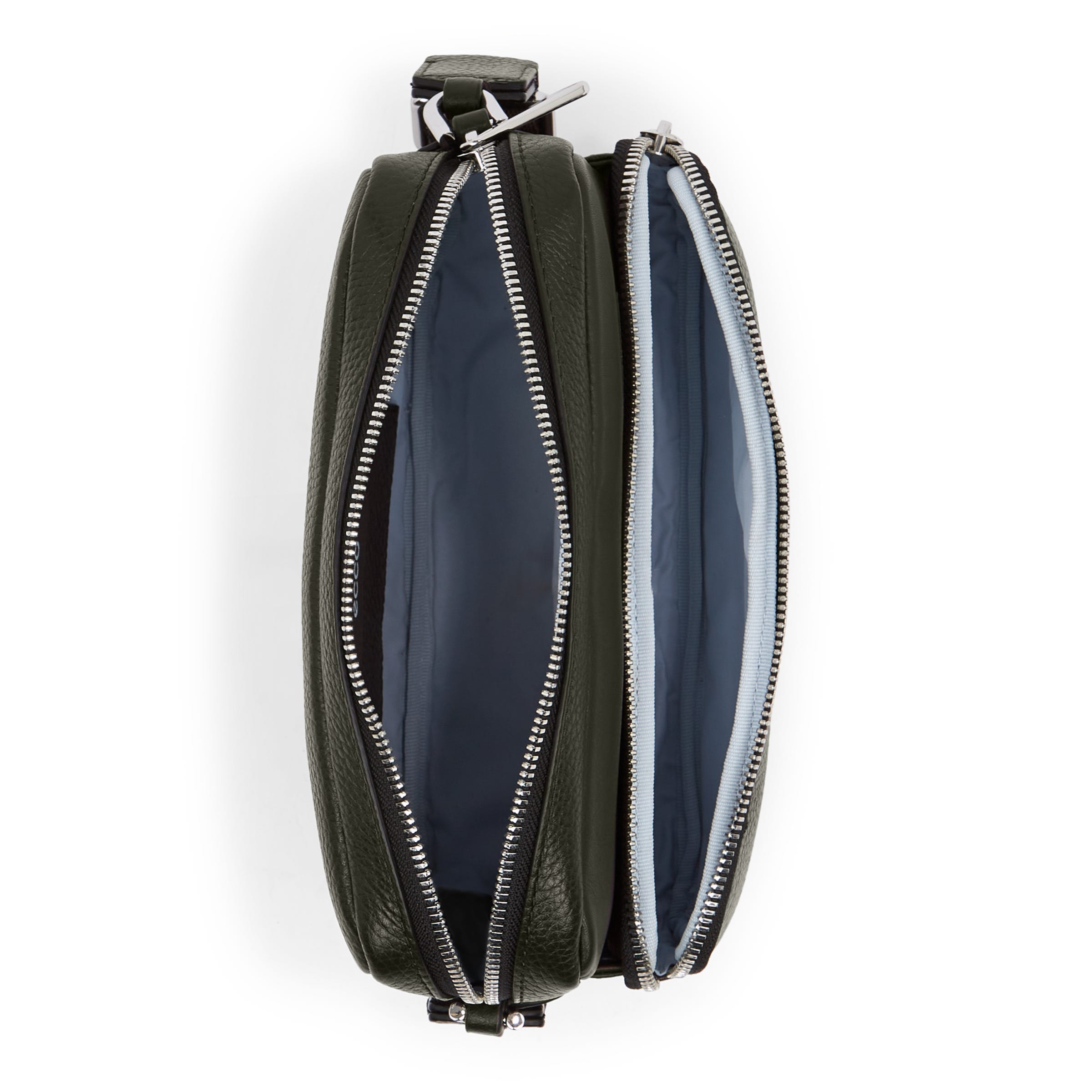 ECCO® Camera Bag Leather Camera Bag - Green - Birdeye