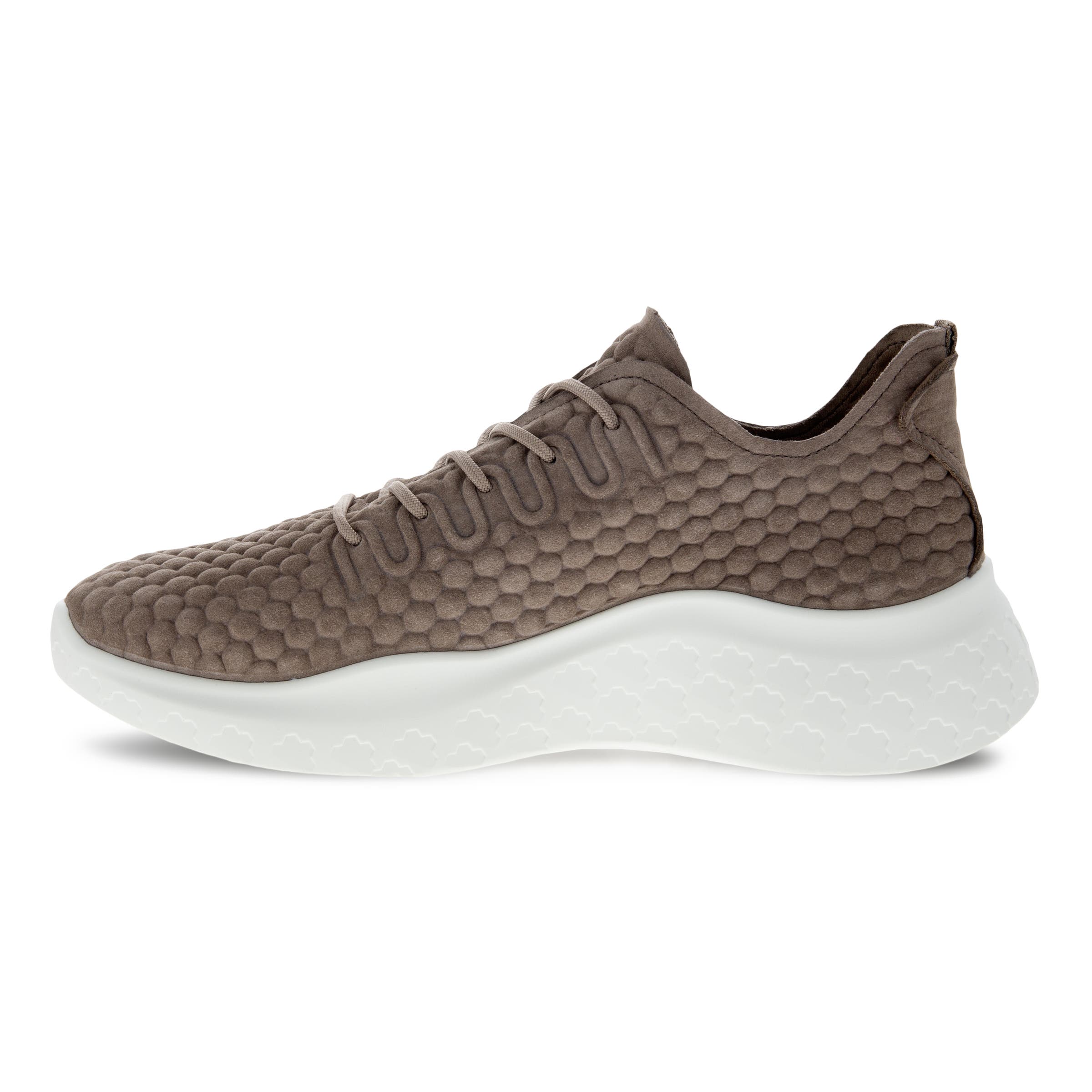 Women's ECCO® Therap Nubuck Sneaker - Grey - Inside