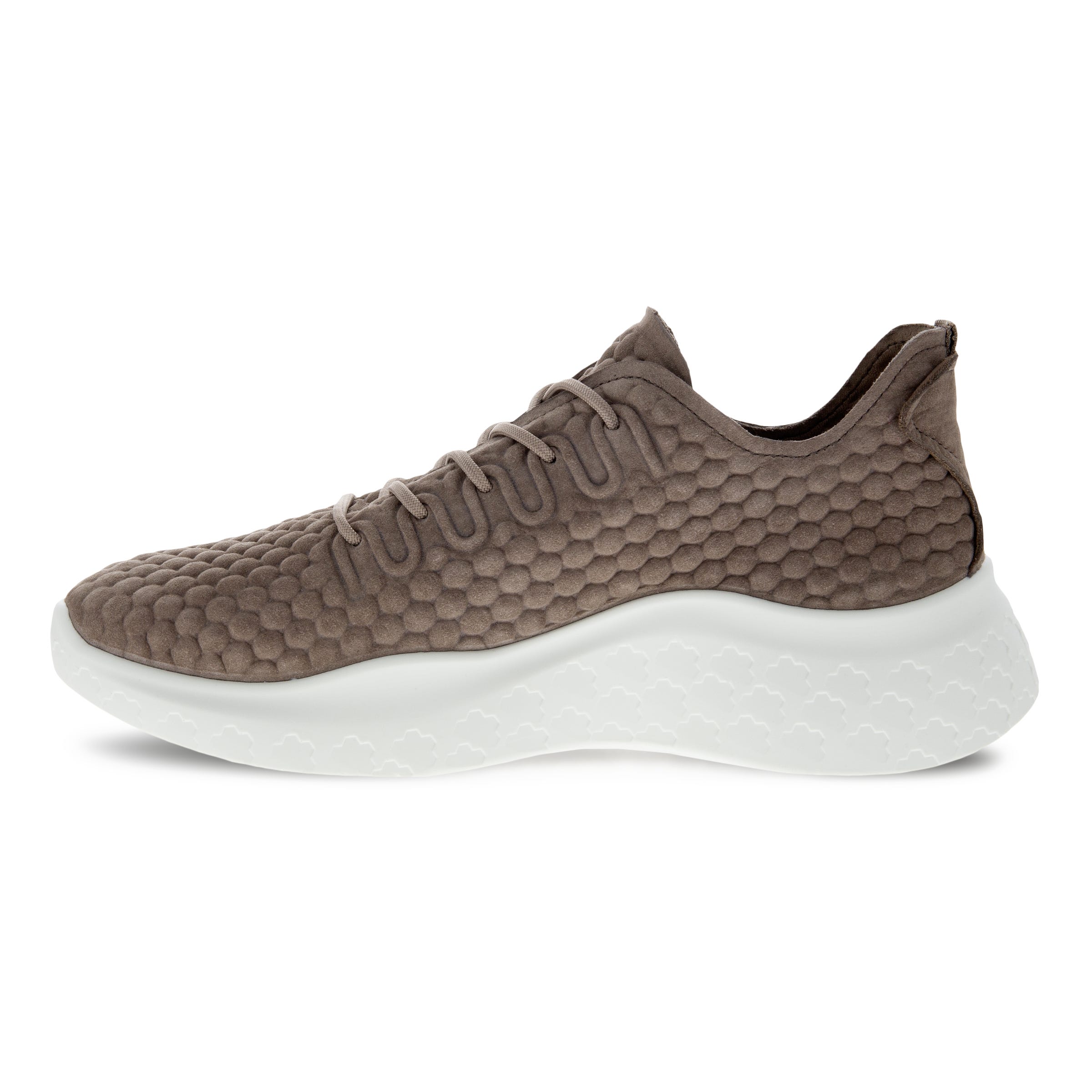 Women's ECCO® Therap Nubuck Sneaker - Grey - Inside