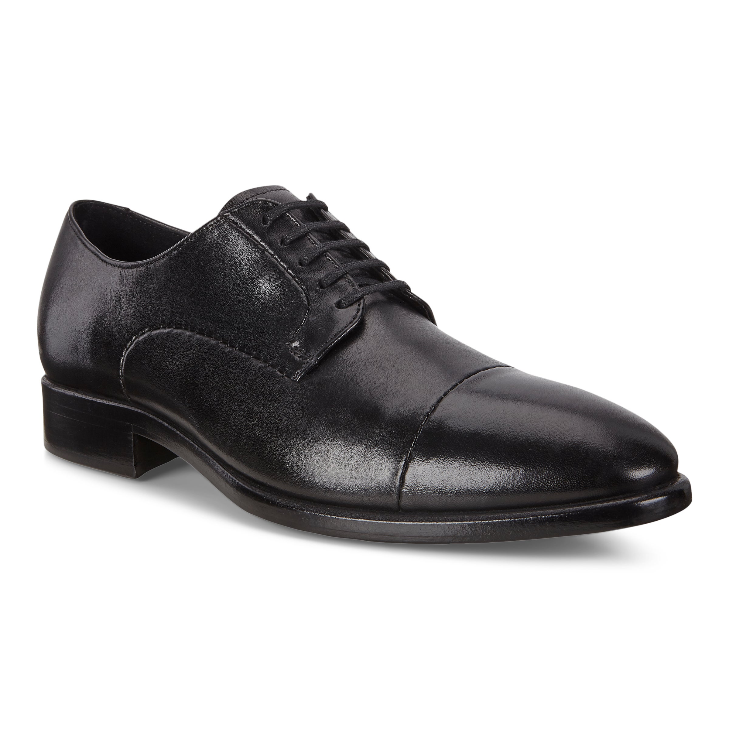 ECCO Vitrus Mondial メンズ レザーダービーシューズ - ブラック - Main