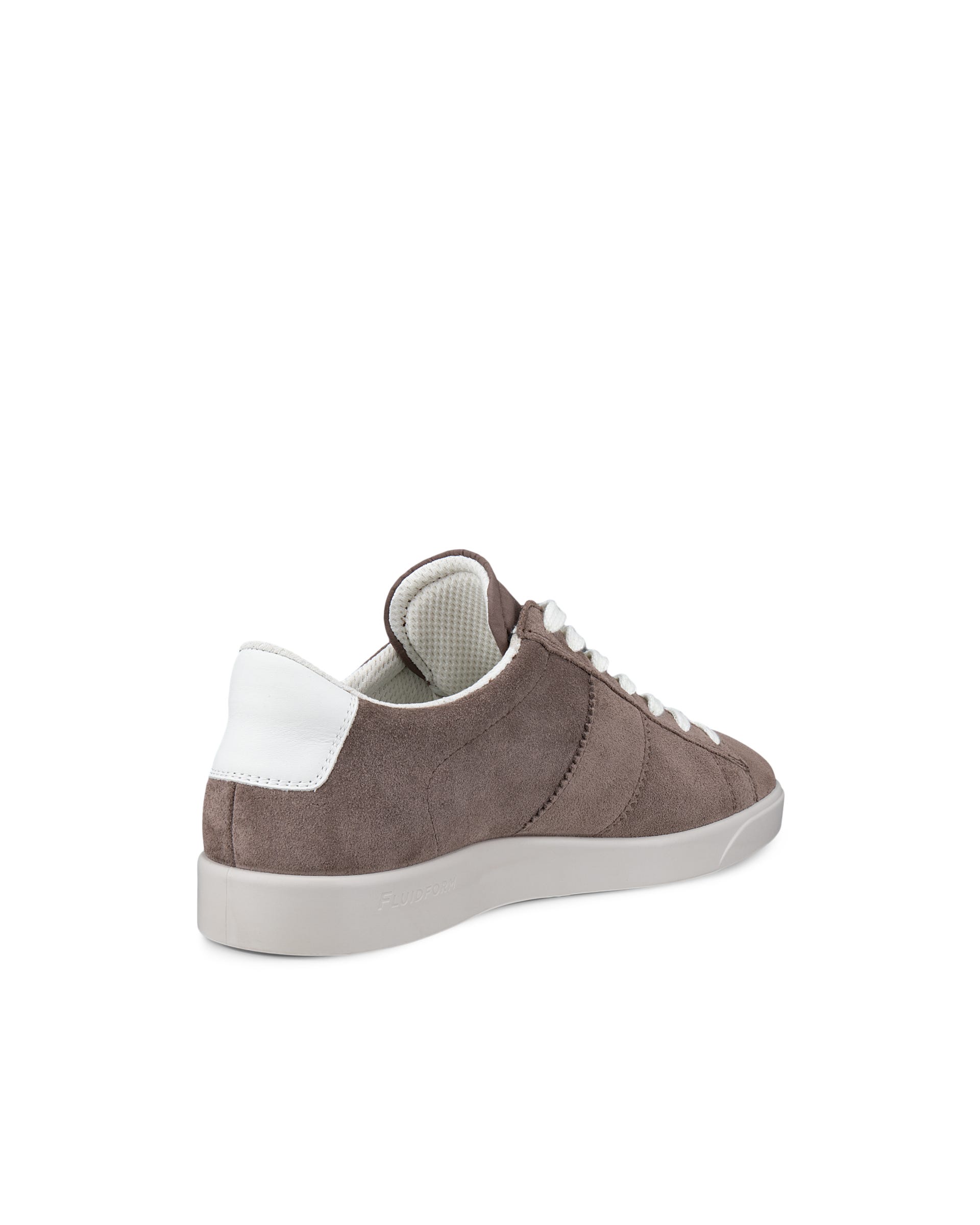 ECCO® STREET LITE dames suède sneaker - Bruin - Back