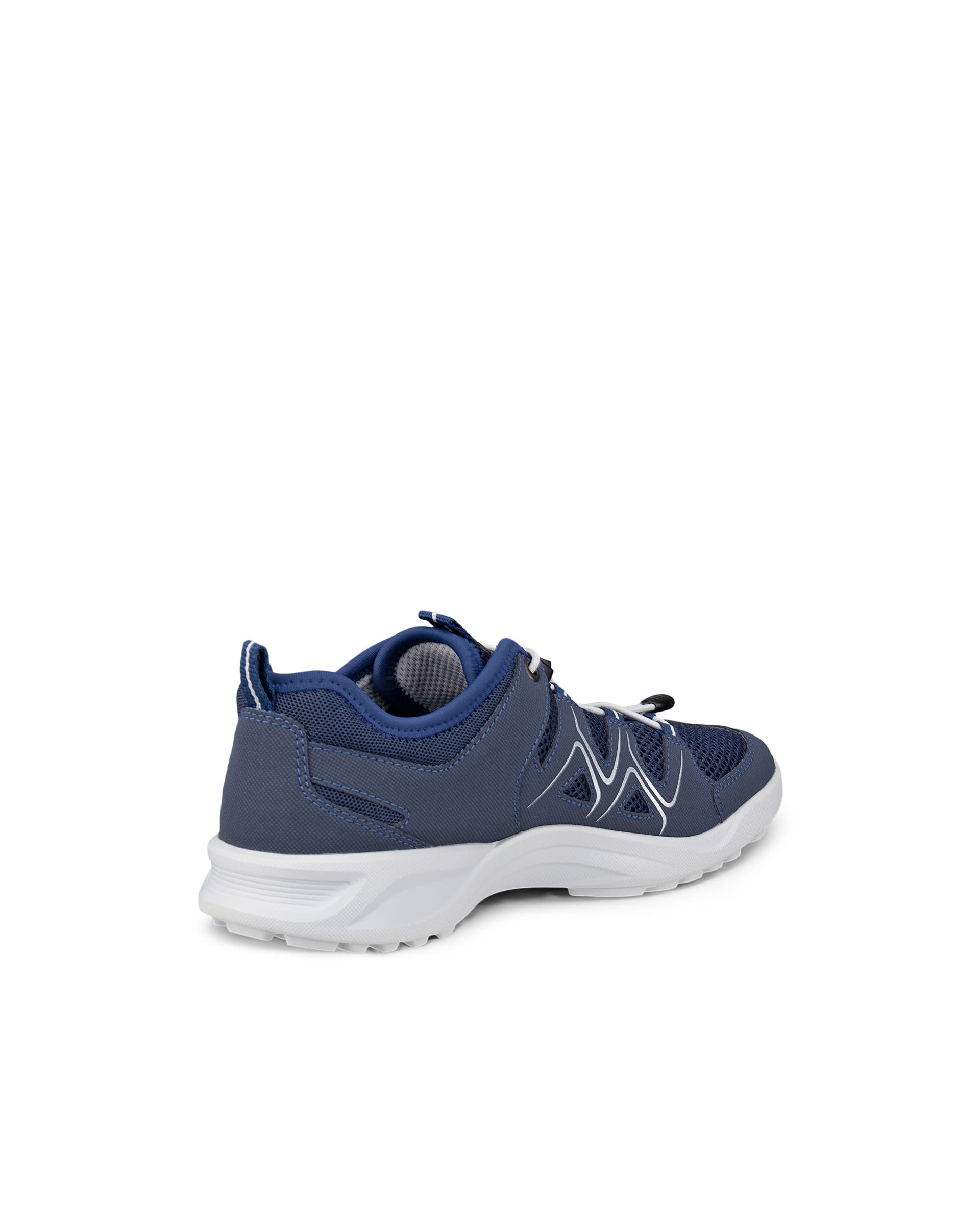 ECCO® Terracruise LT chaussures en cuir de plein air pour femme - Bleu - Back