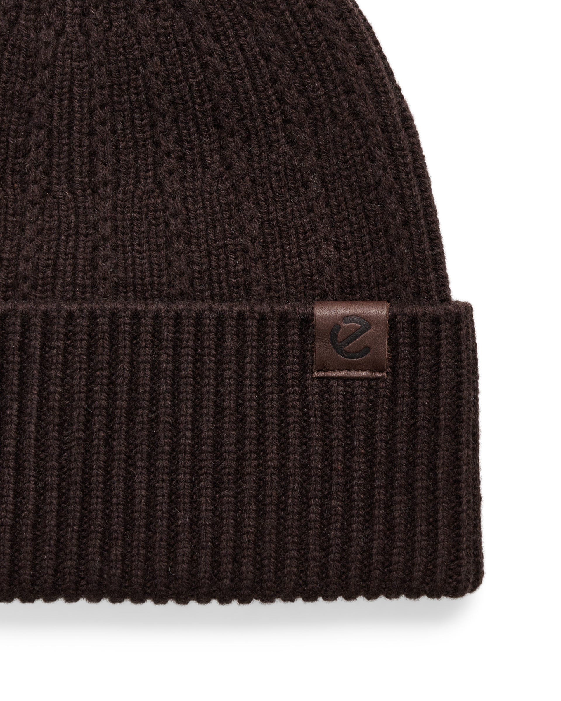 ECCO® WOMEN CABLE KNIT BEANIE Damen Mütze - Braun - Main