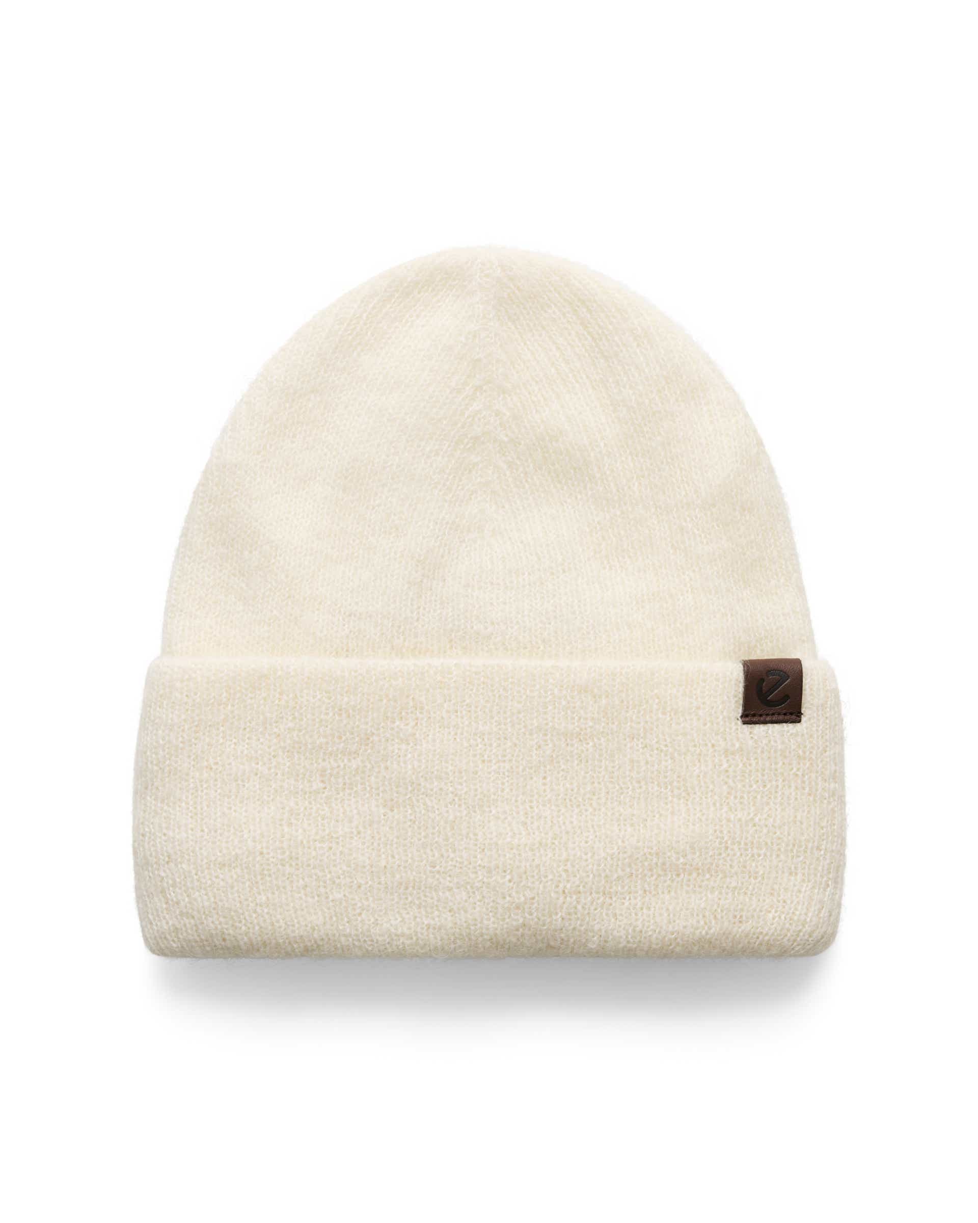 ECCO Women Fluffy Beanie - Hvit - Main