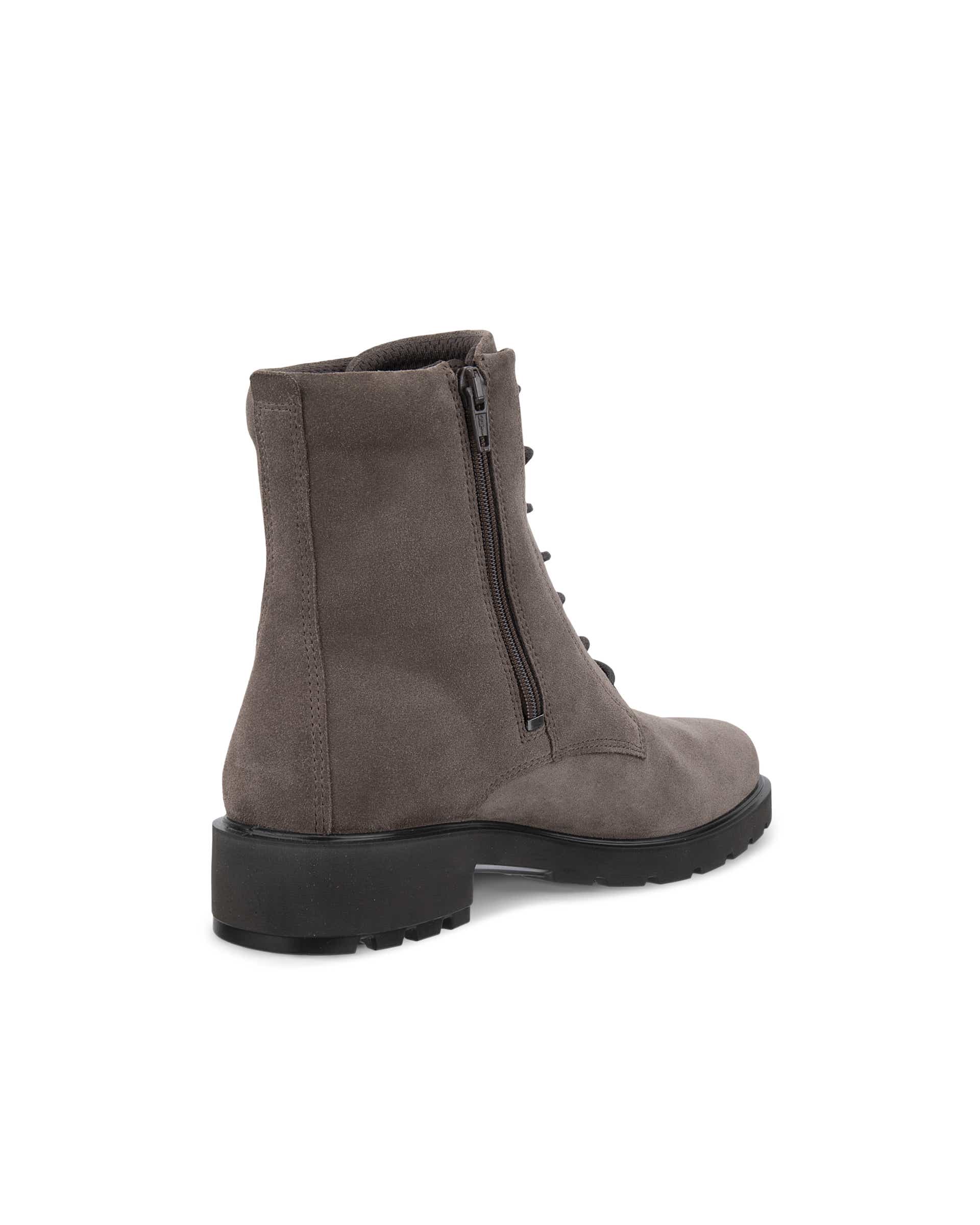 Women's ECCO® METROPOLE VIENNA Suede Mid-Cut Boot - Brown - Back