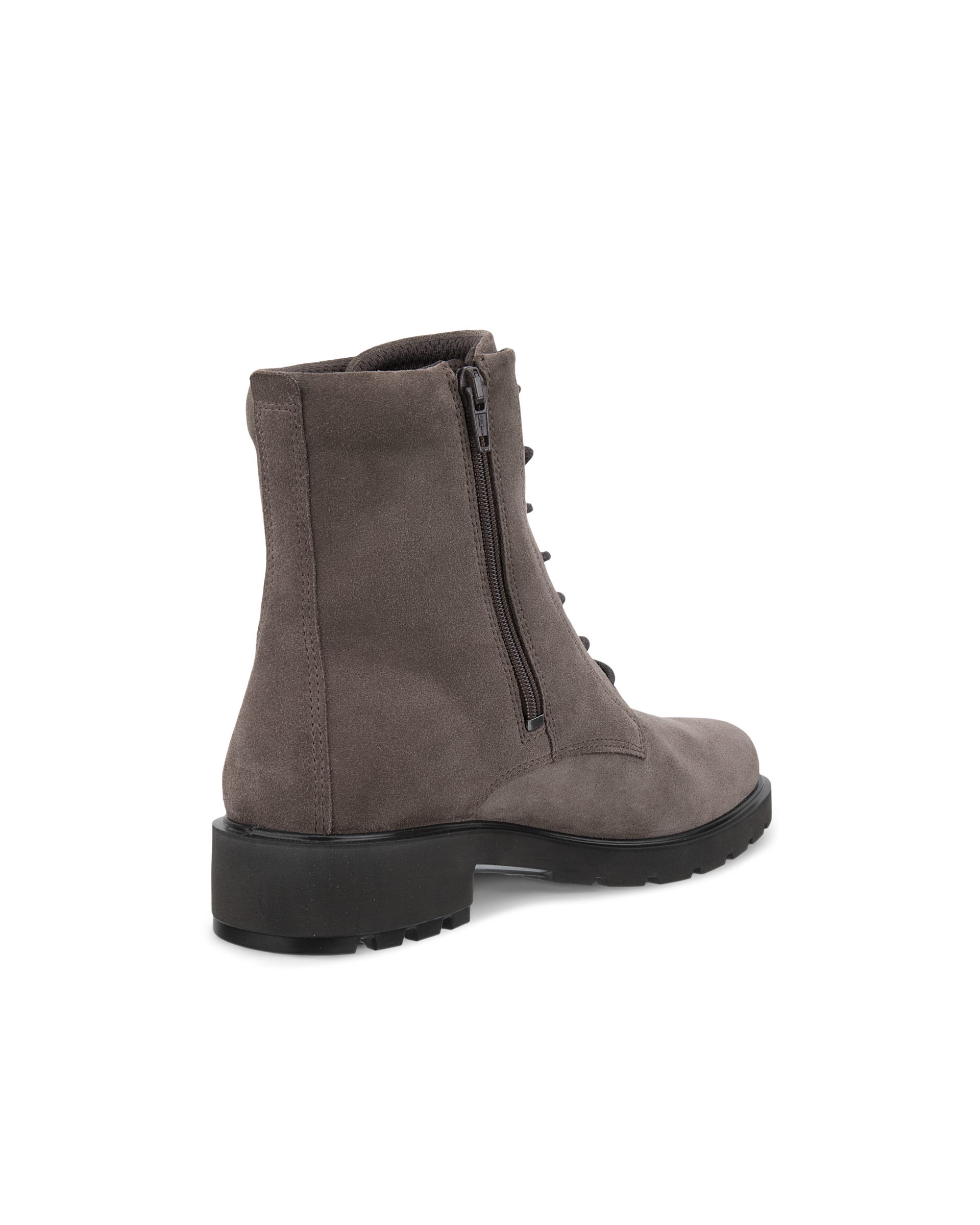 Women's ECCO® METROPOLE VIENNA Suede Mid-Cut Boot - Brown - Outside