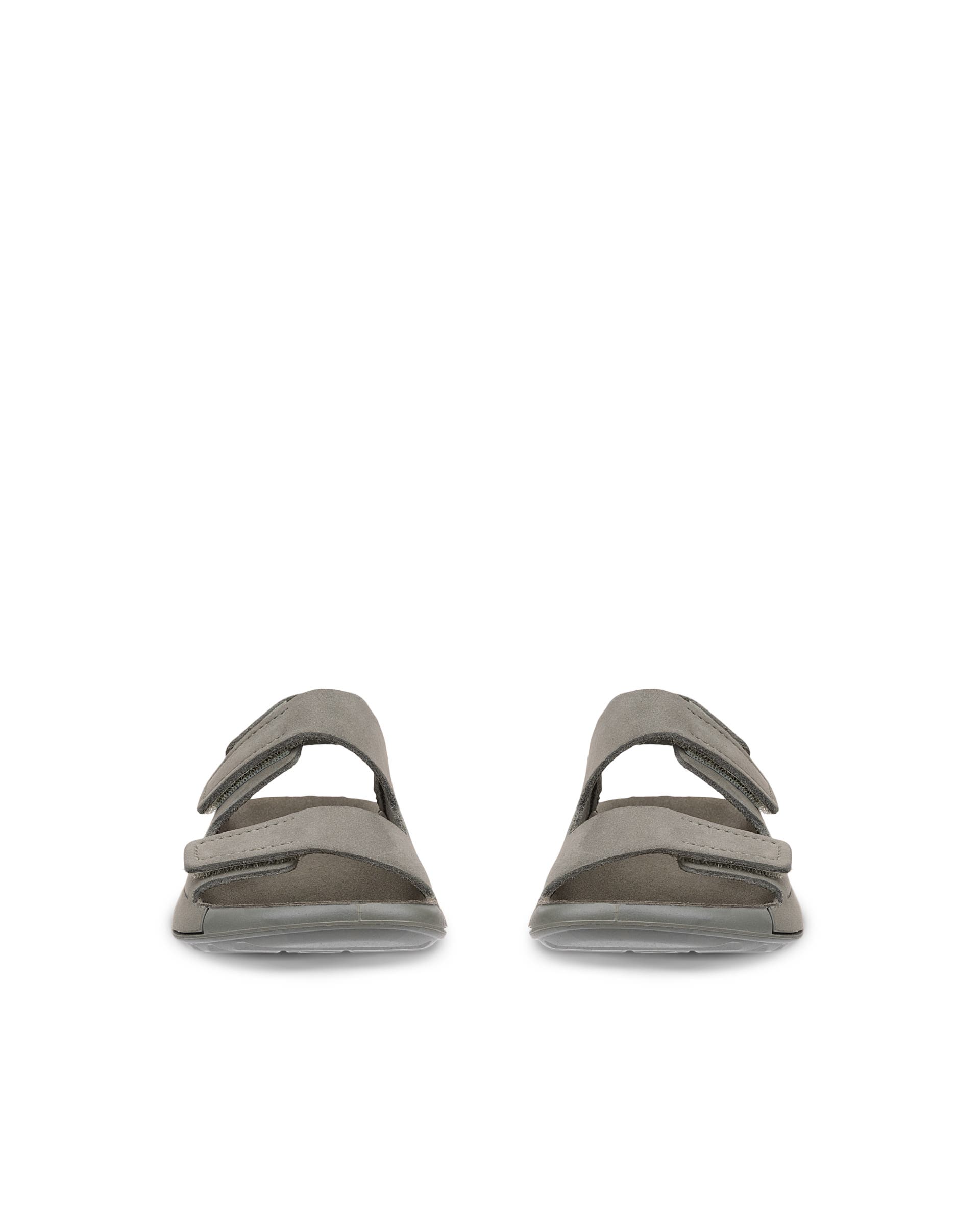 Dětské nubukové páskové sandály ECCO® COZMO - Zelená - Front pair