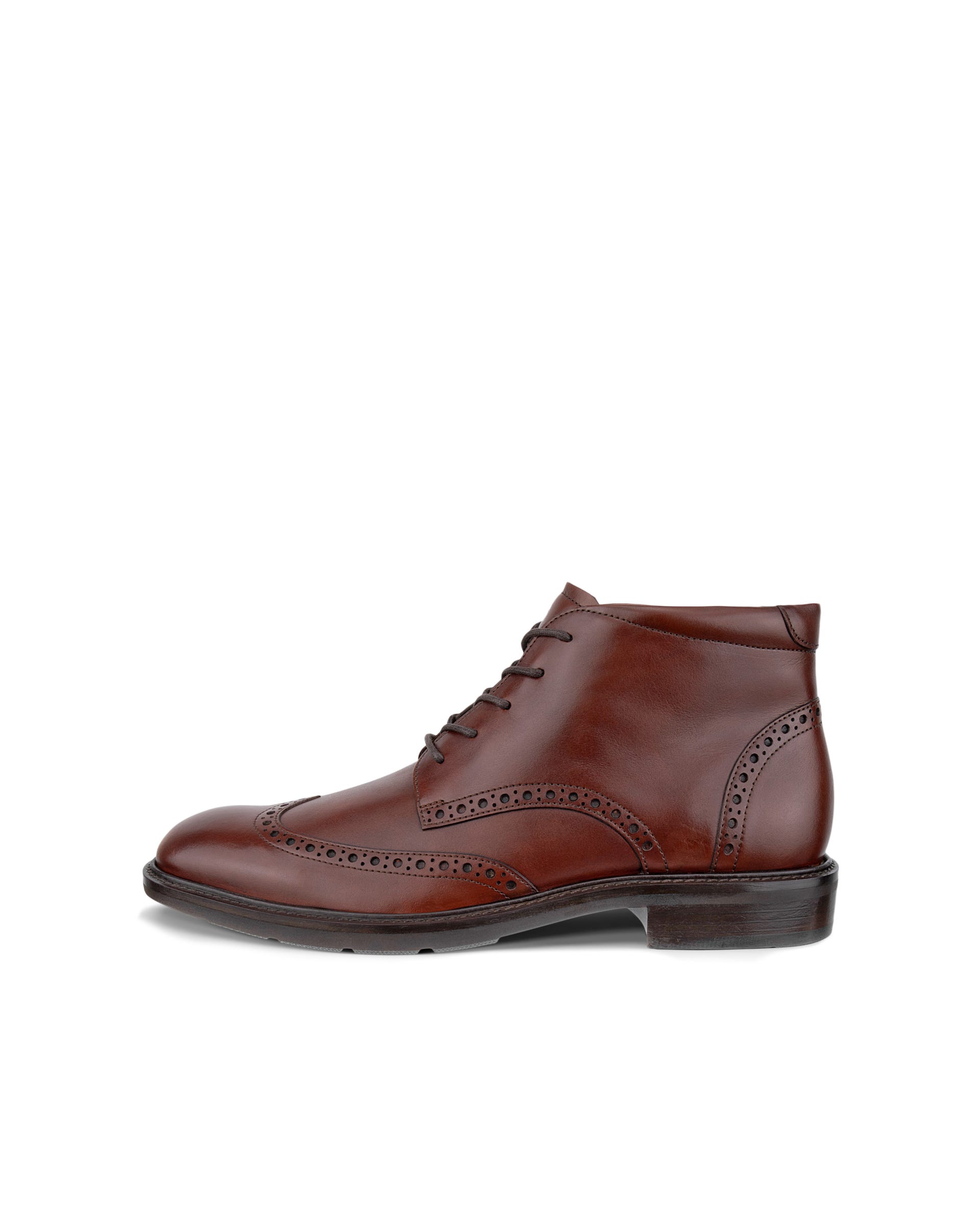 Men's ECCO® METROPOLE PRAGUE Leather Ankle Boot - Brown - Outside