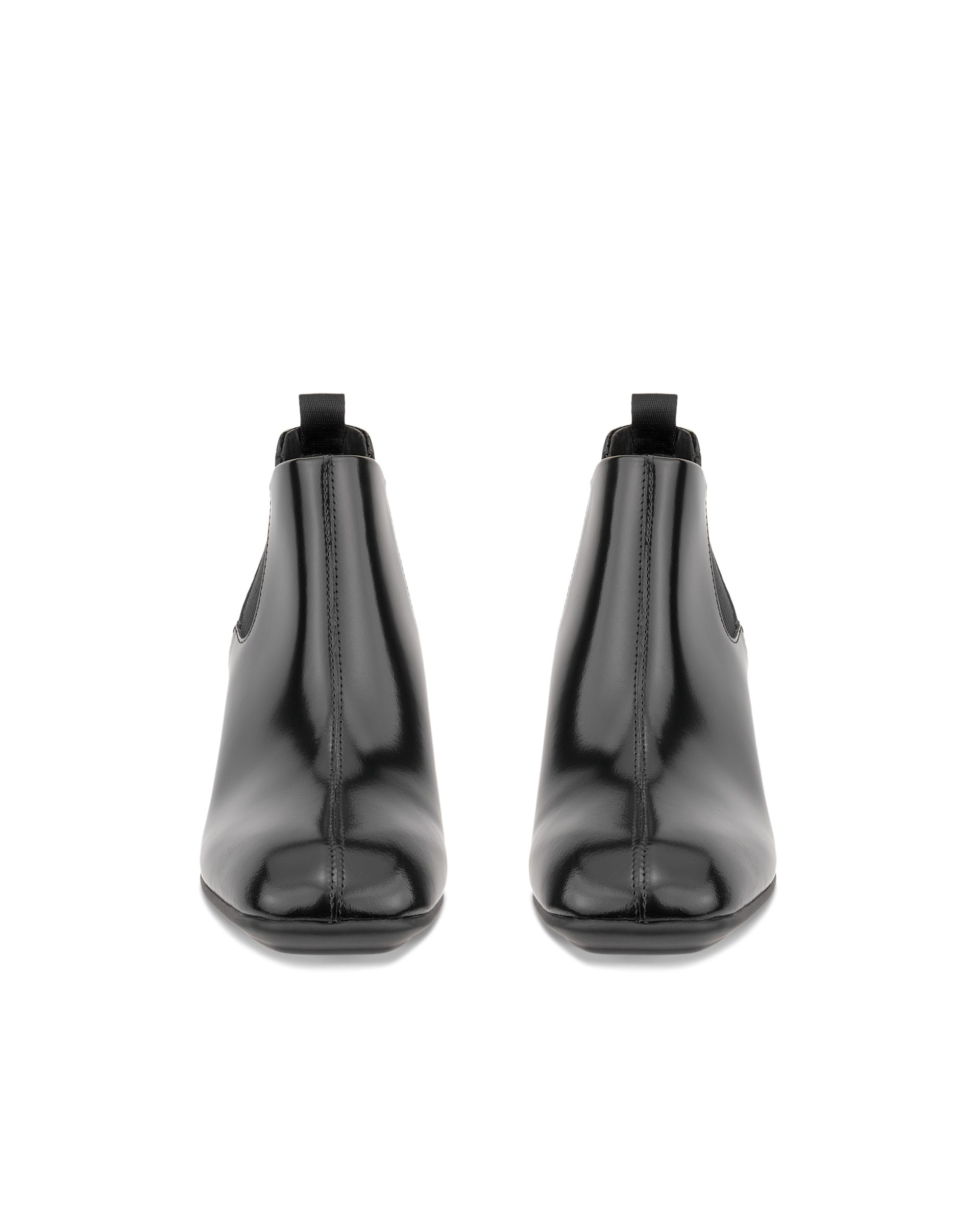 Women's ECCO® Sculpted Alba 65 Leather Chelsea Heel Boot - Black - Front pair