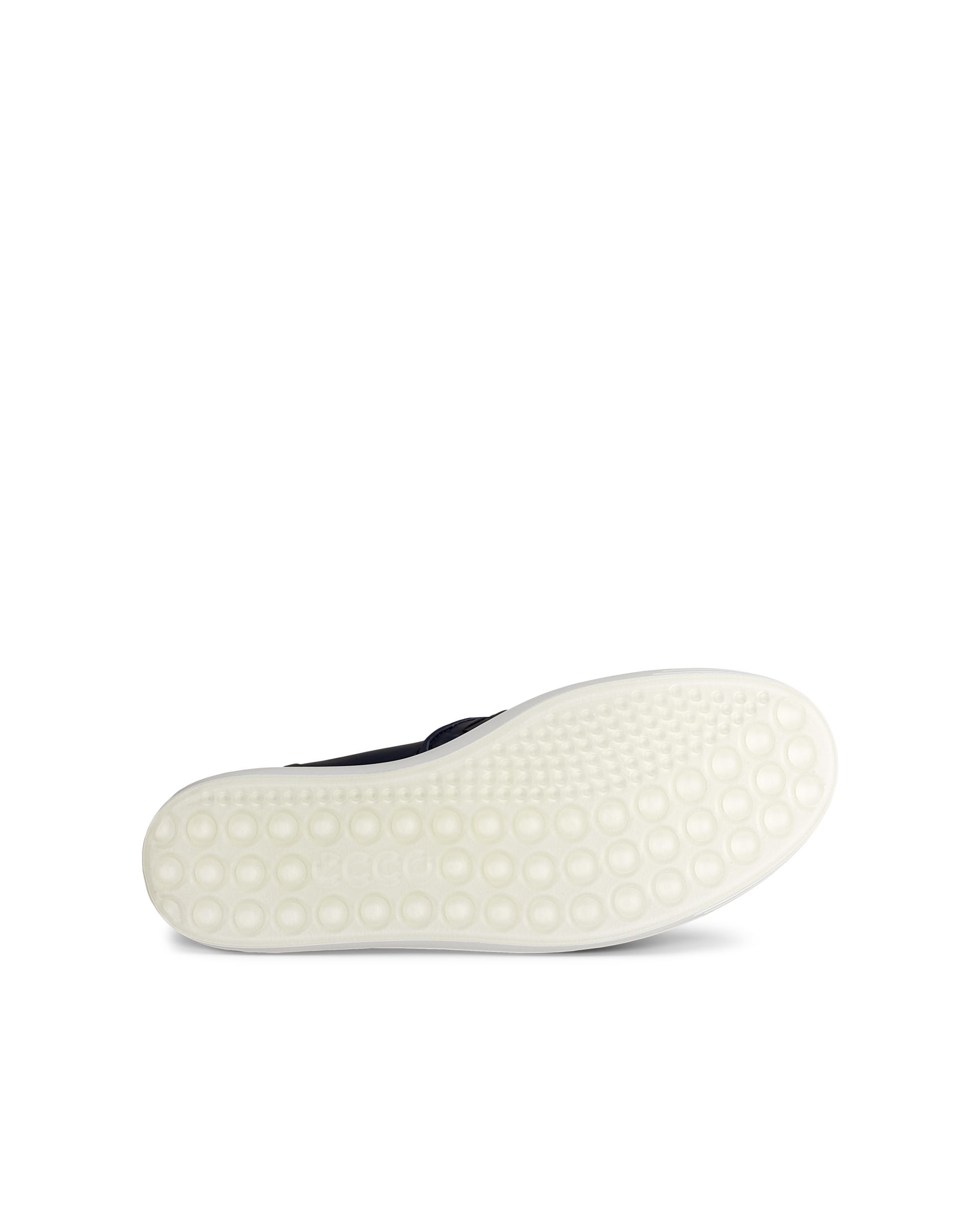 Women's ECCO® Soft 7 Woven Leather Slip-On - Blue - Sole