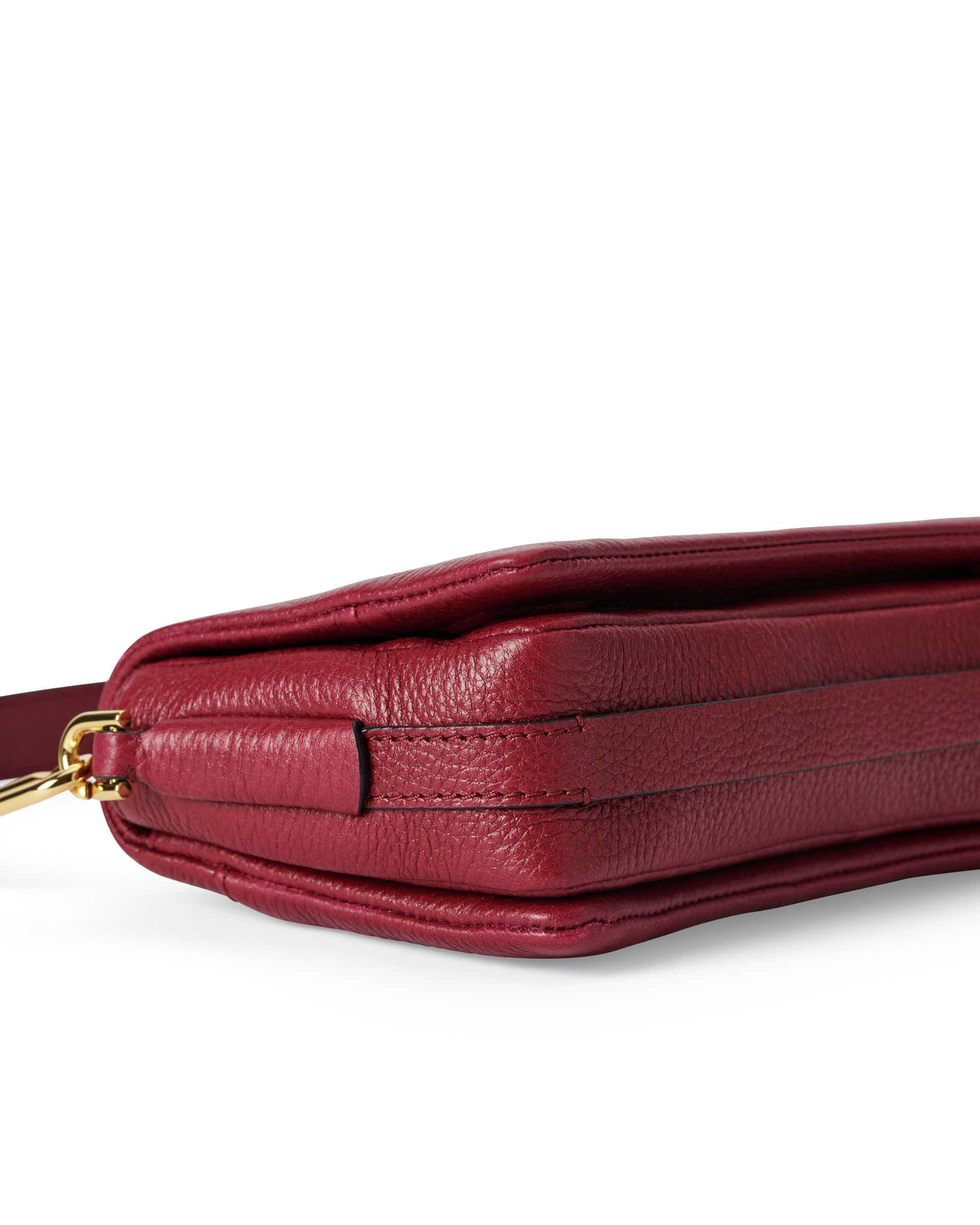 ECCO® Pinch Bag kožna torba preko ramena - Crvena - Detail-2