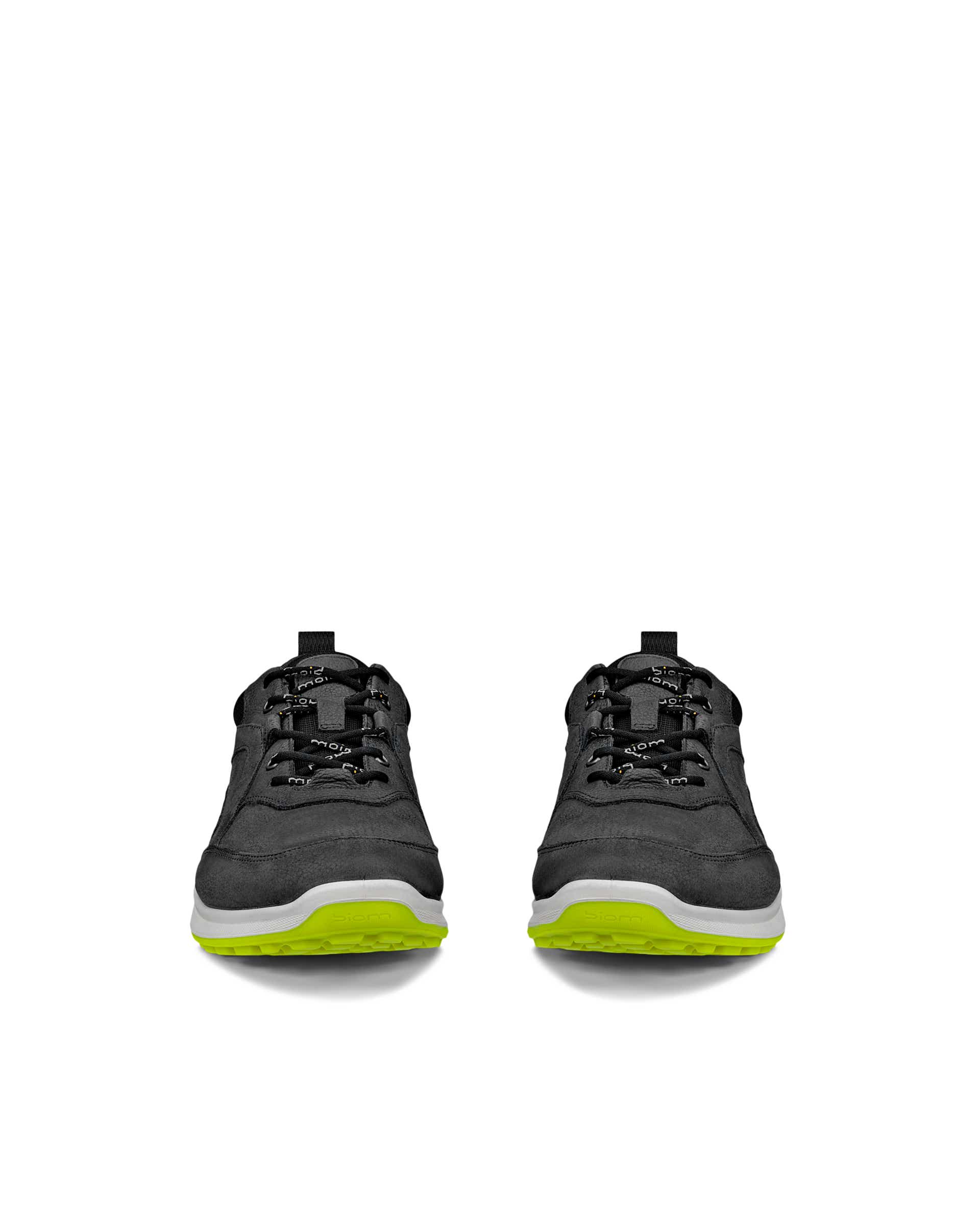 ECCO® BIOM ENERGI baskets en nubuck pour homme - Noir - Front pair