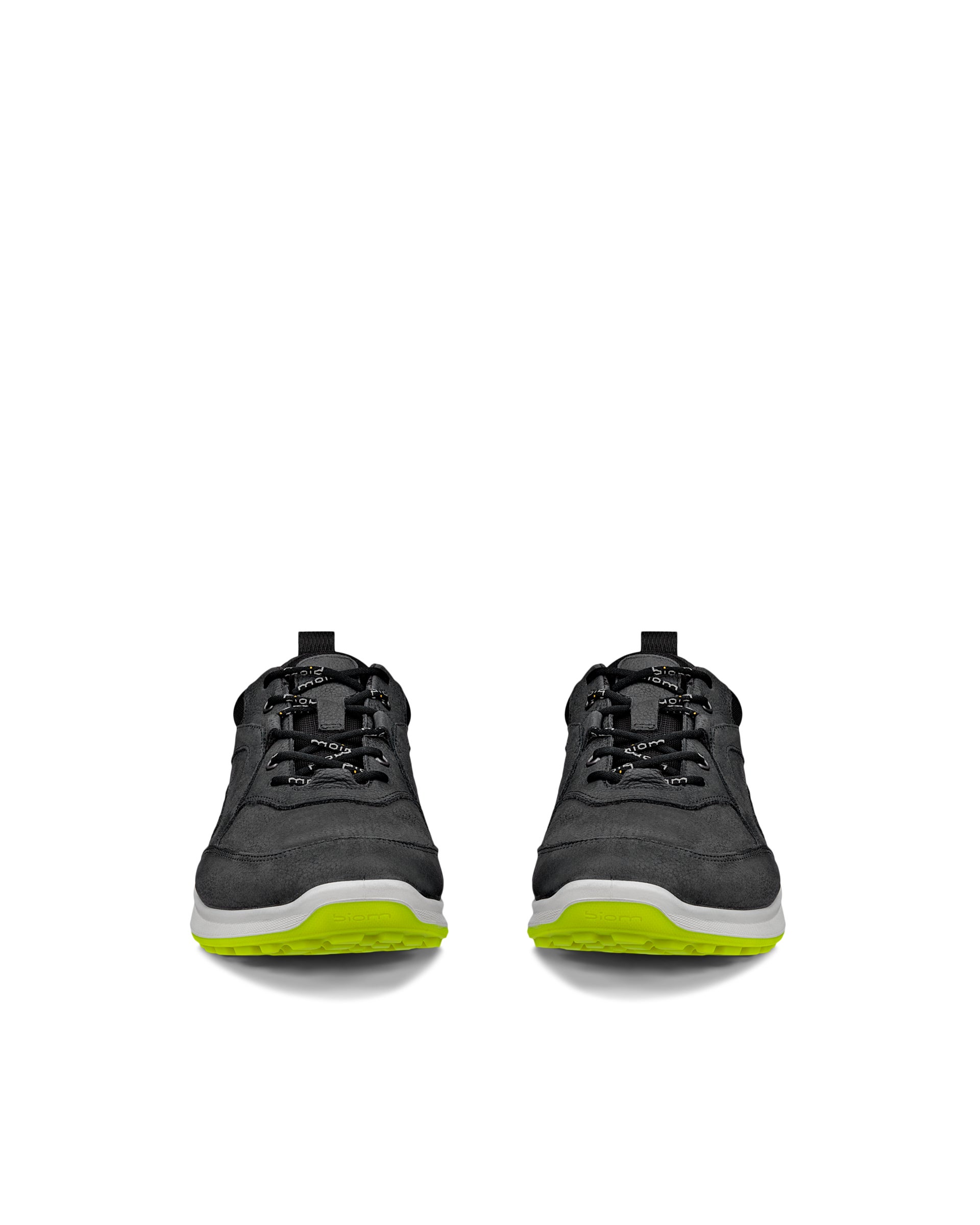 ECCO® BIOM ENERGI baskets en nubuck pour homme - Noir - Front pair