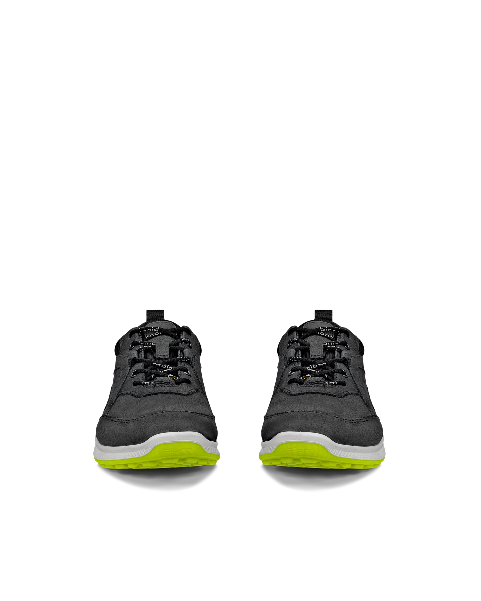 ECCO® BIOM ENERGI baskets en nubuck pour homme - Noir - Front pair
