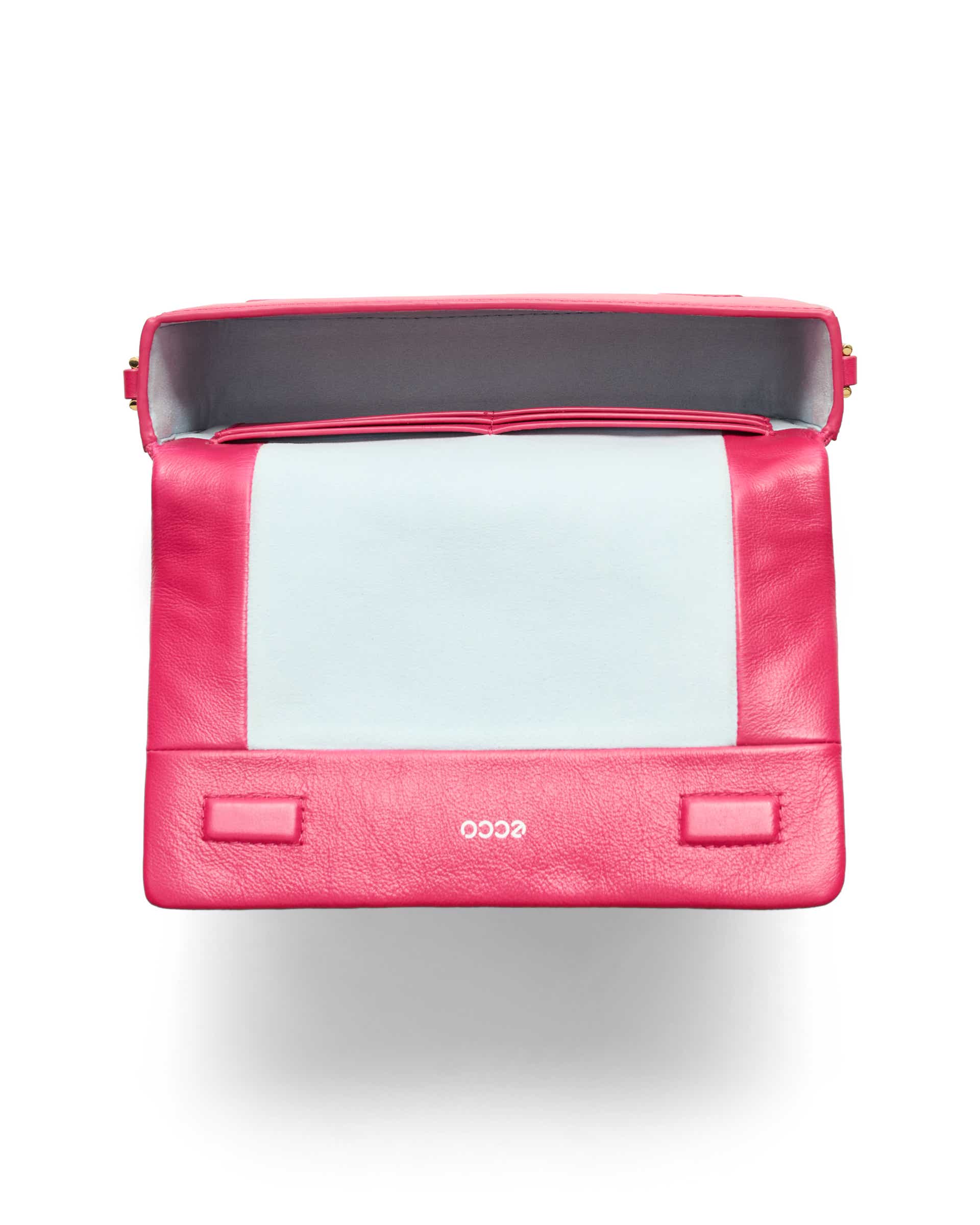 ECCO Pinch Small Quilted Wave レザーショルダーバッグ | ピンク