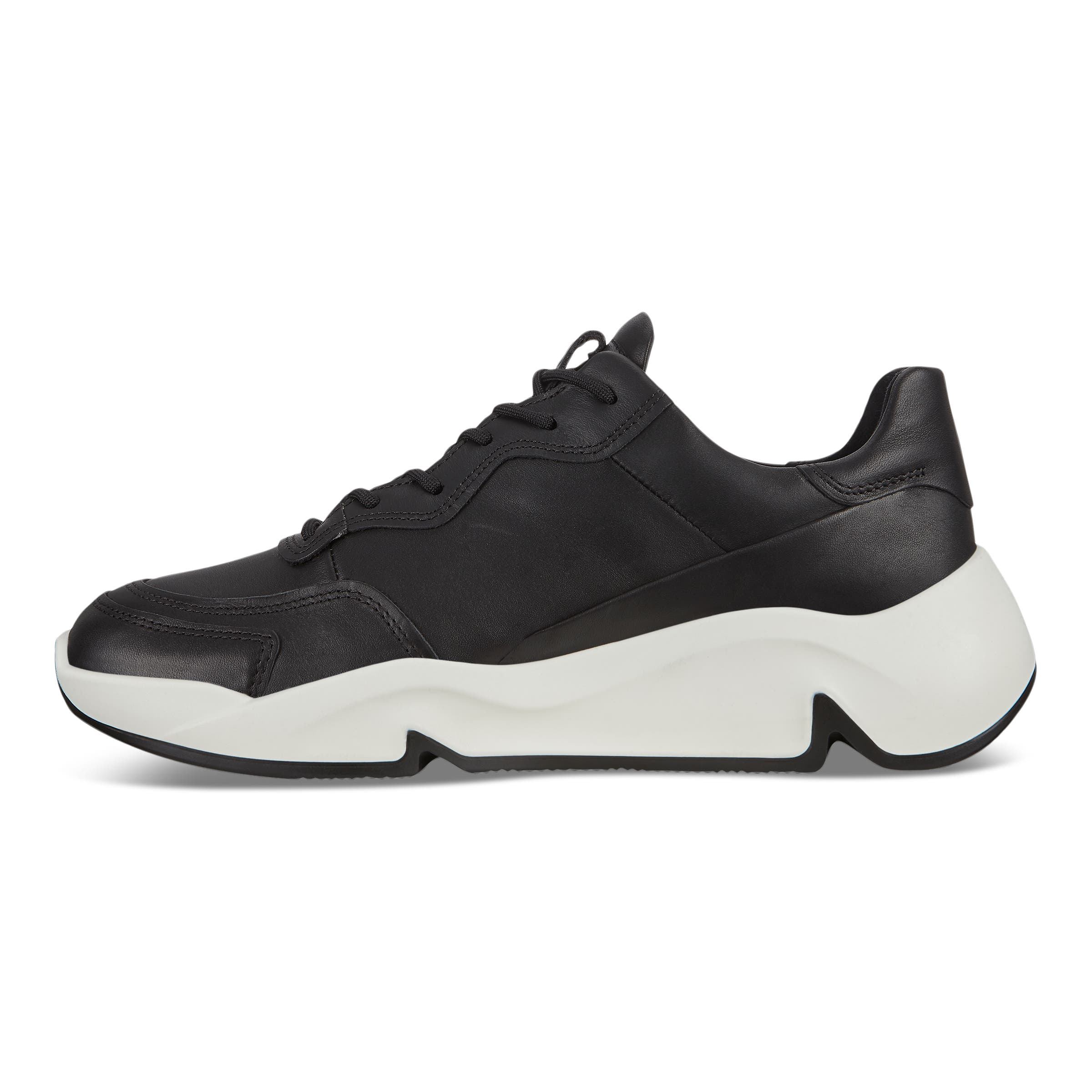 ECCO Chunky Sneaker Men's Shoe - Black - Inside