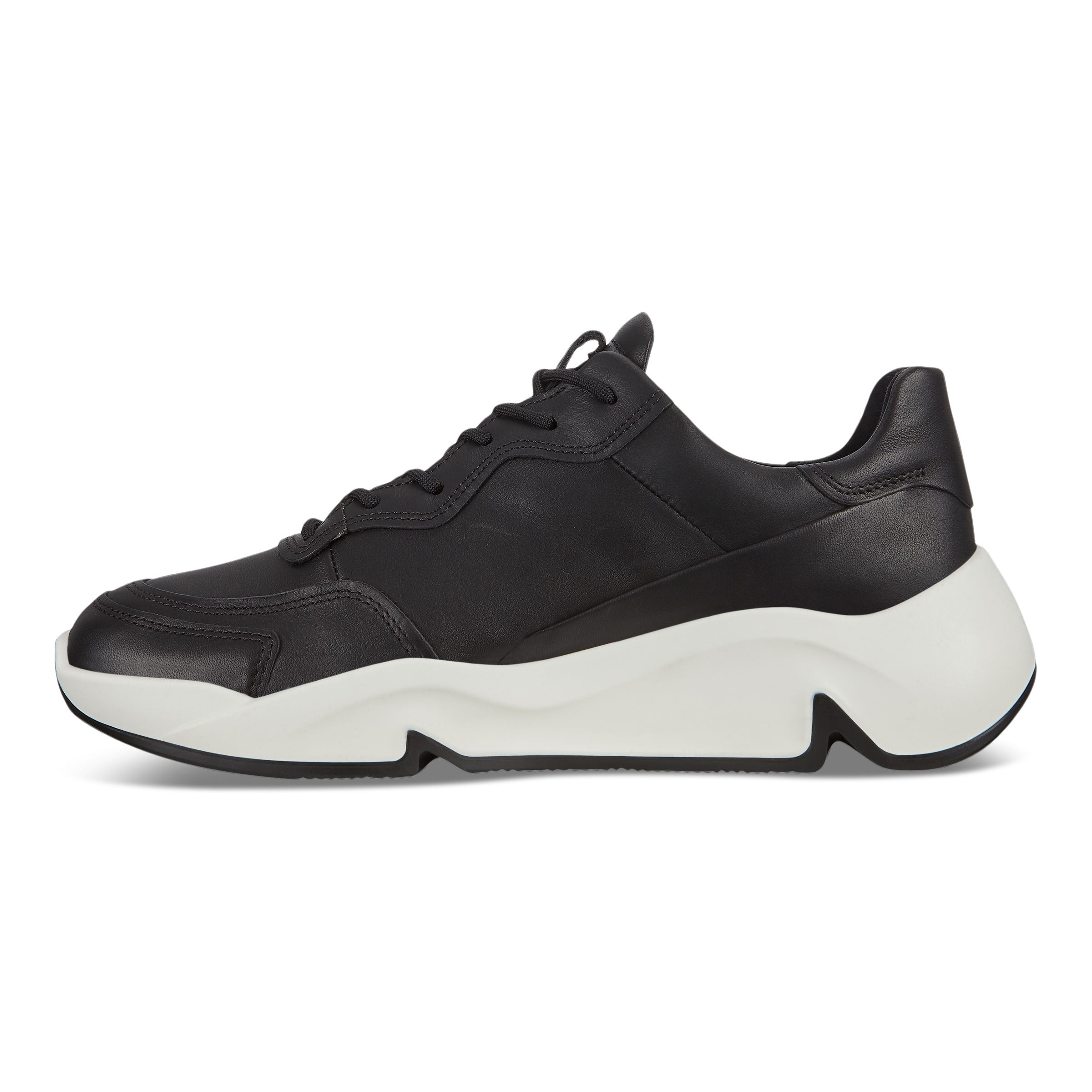 ECCO Chunky Sneaker Men's Shoe - Black - Inside