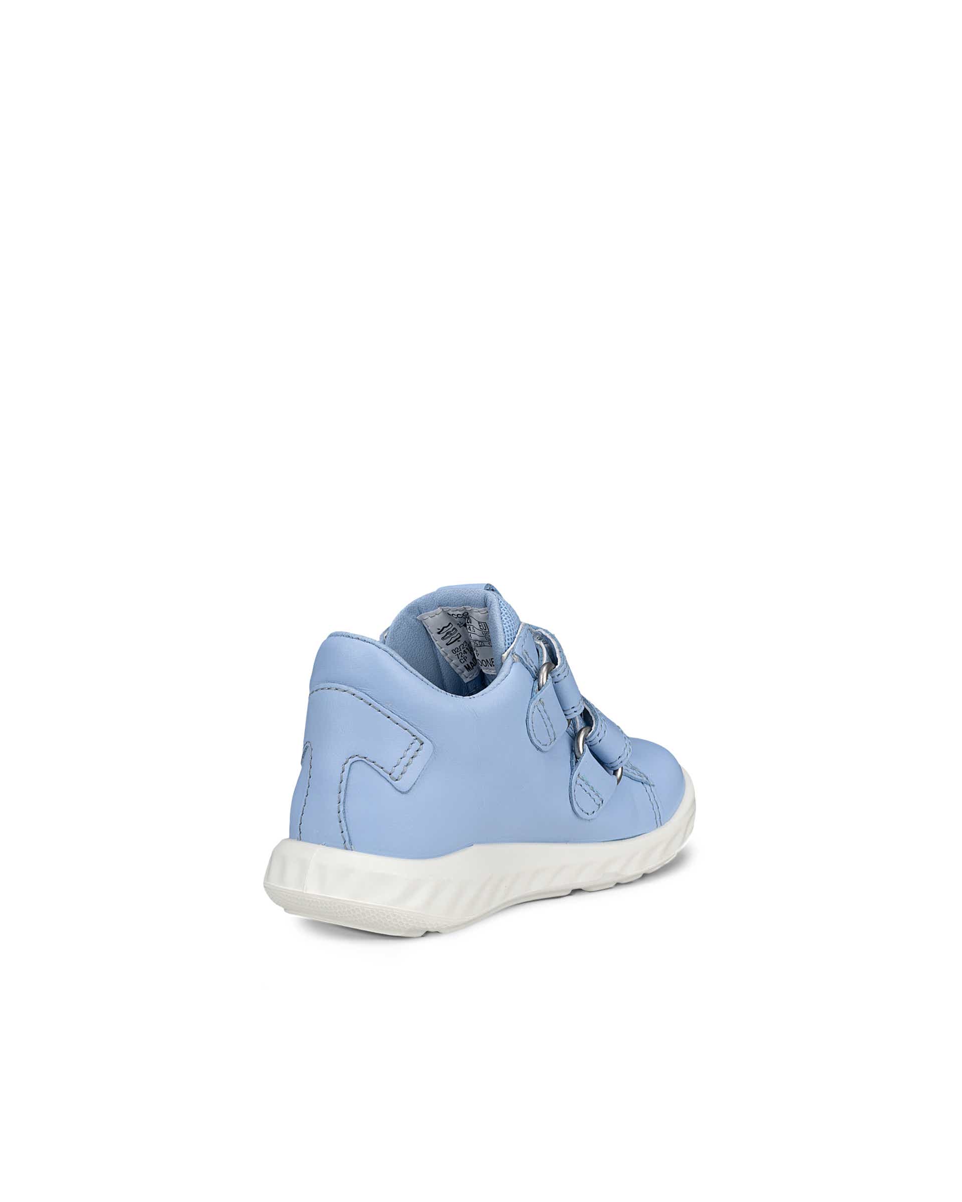 ECCO® SP.1 Lite baskets en cuir à scratch pour enfant - Bleu - Back