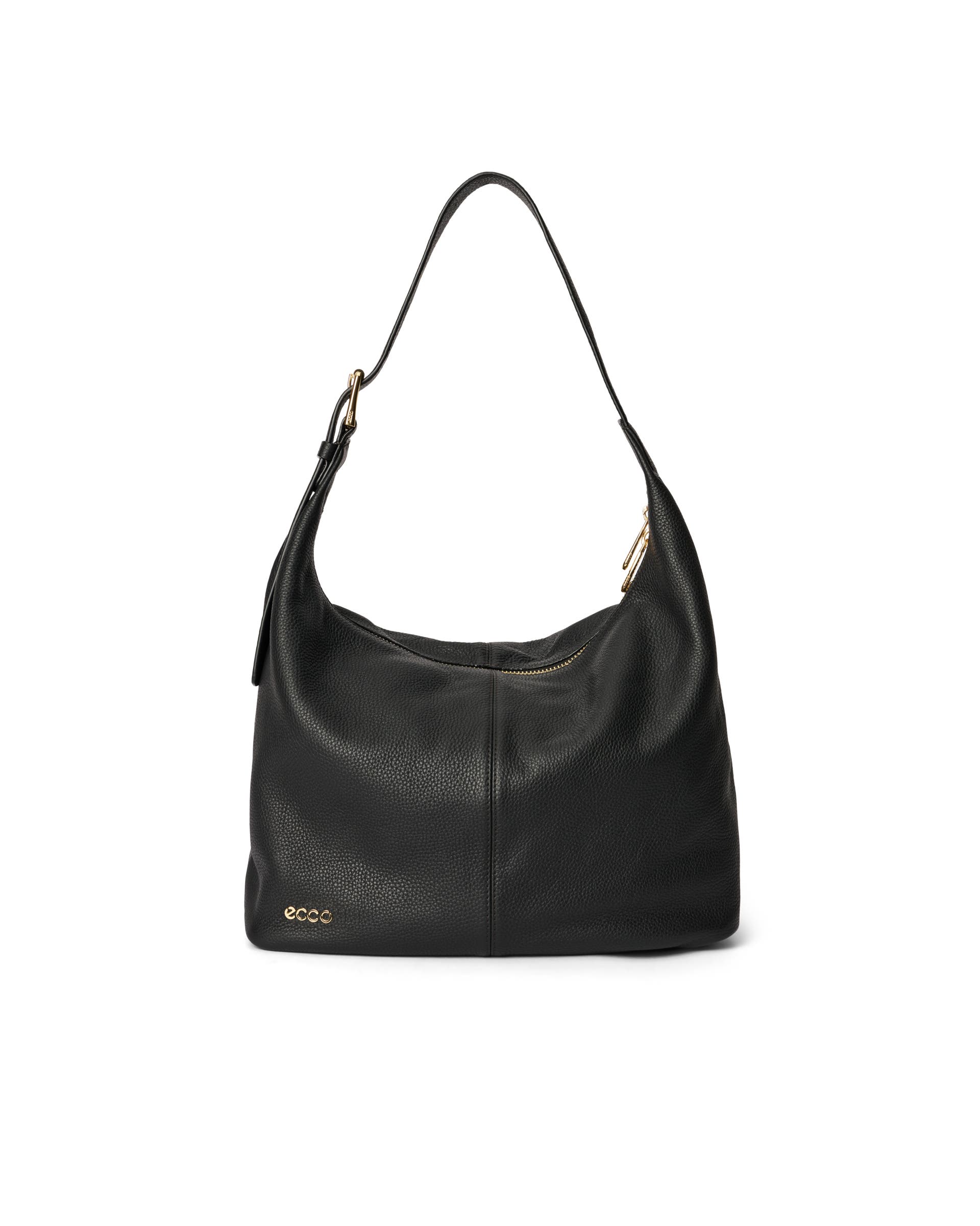 ECCO® Hobo Hobo-Tasche aus Leder - Schwarz - Main