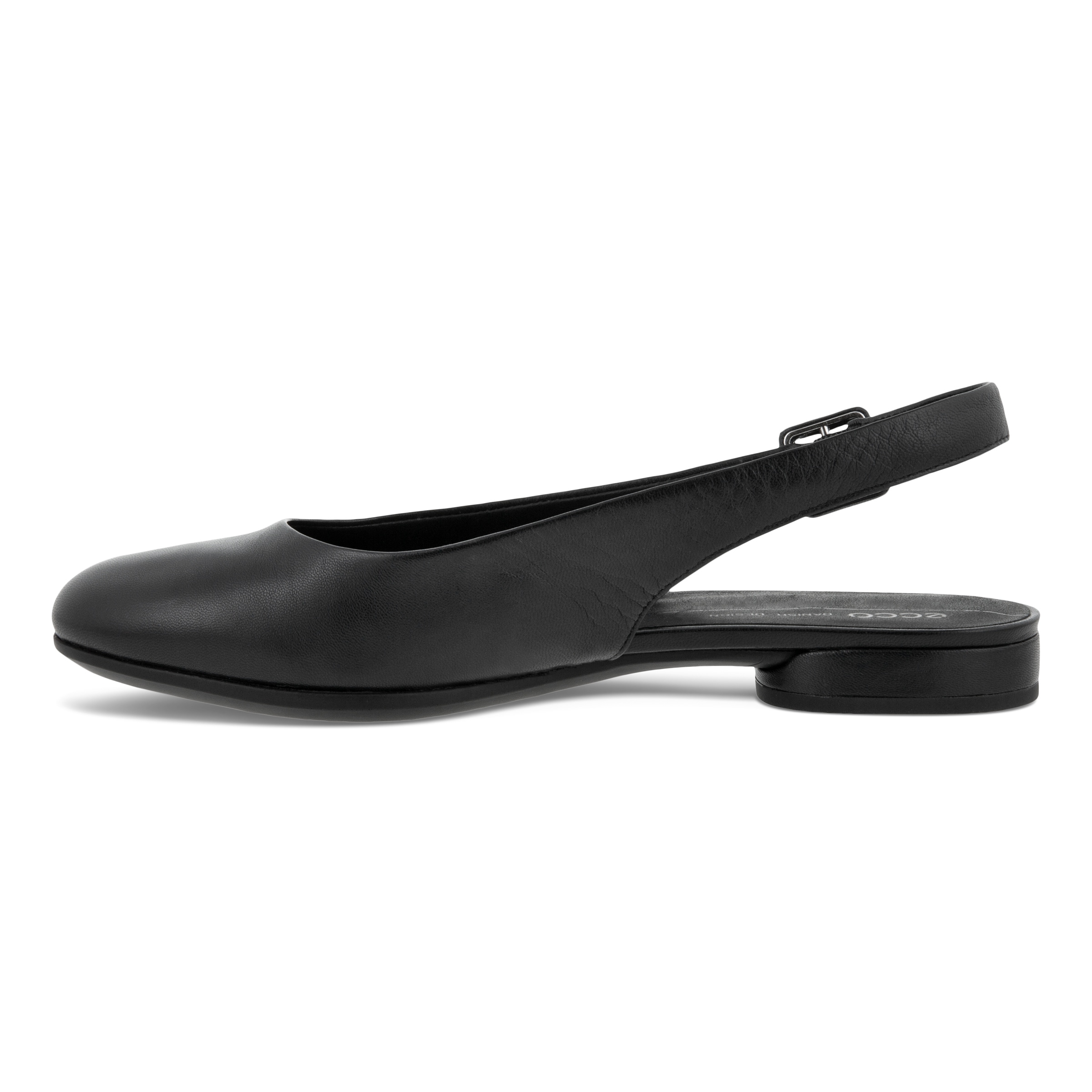 Women's ECCO® Anine Leather Ballerina | Black