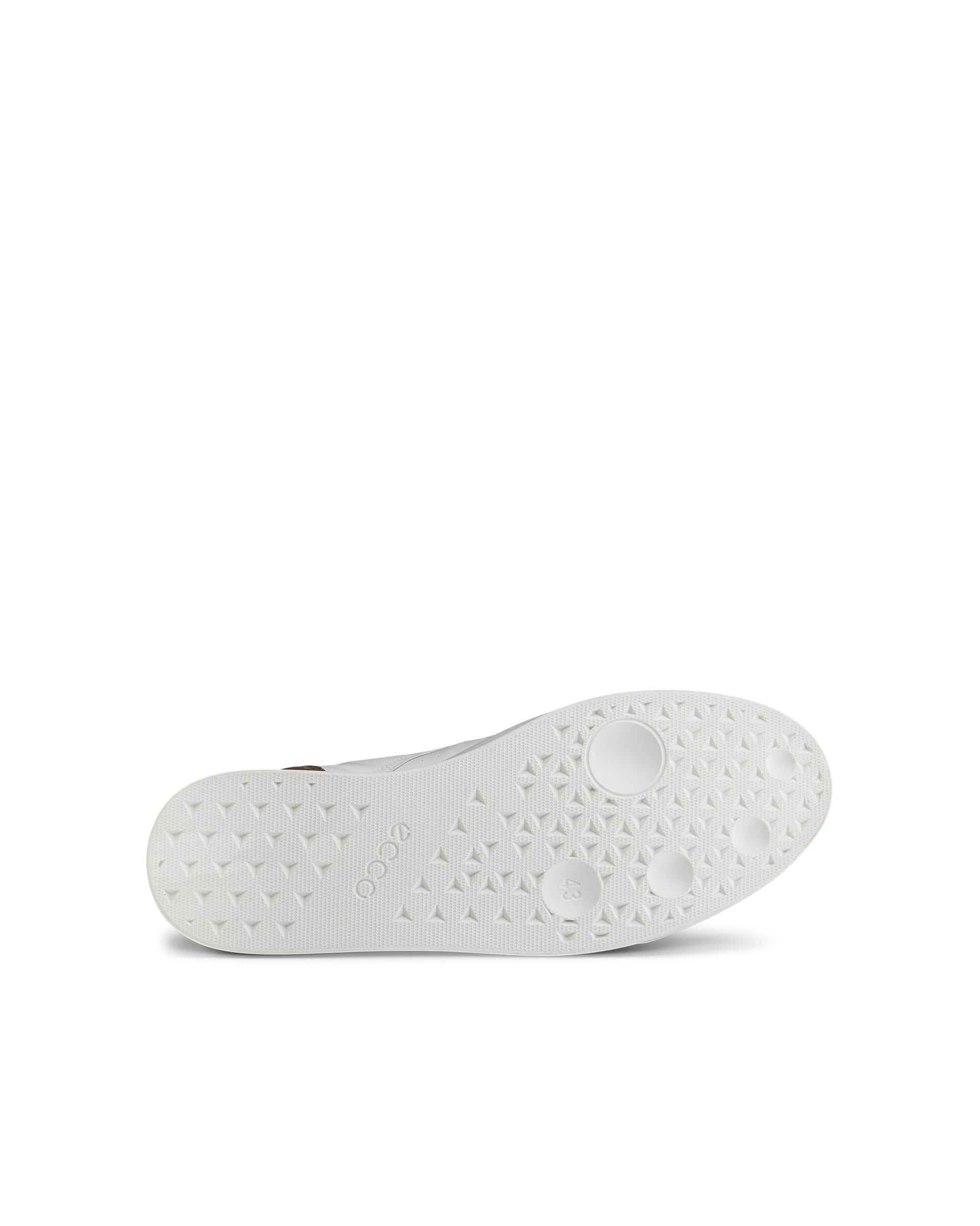 ECCO ホワイト スニーカー Men's ECCO® Soft 7 Leather Slip-In Sneaker | White