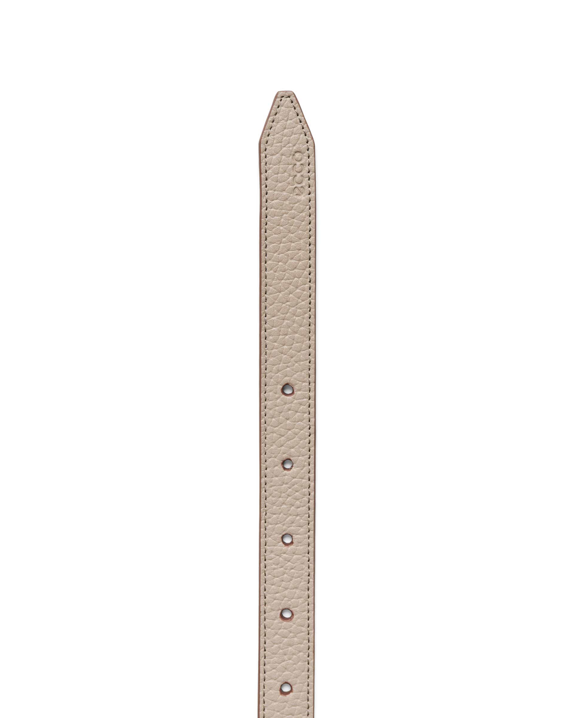 Women's ECCO® Leather Belt - Beige - Detail-2