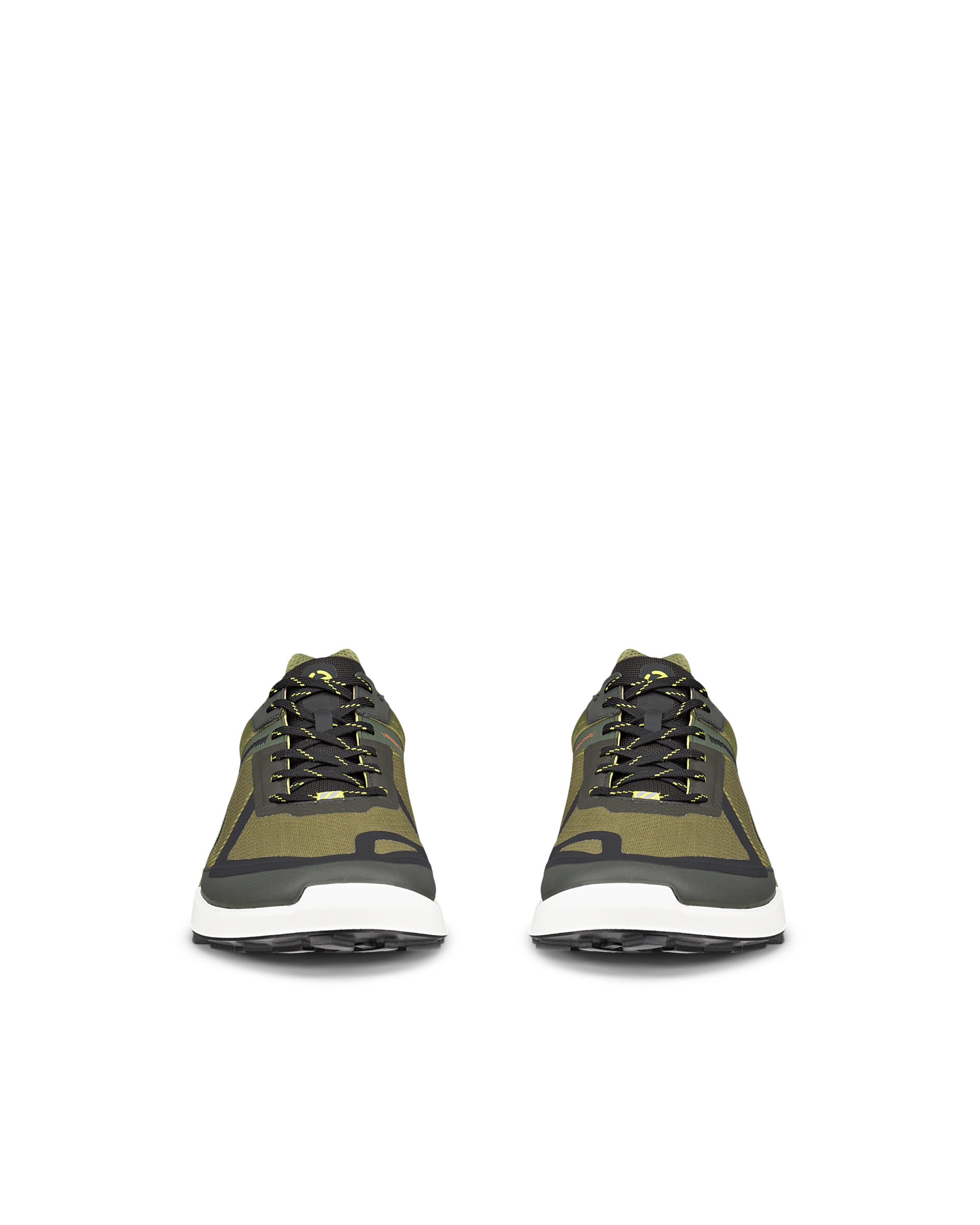 ECCO® Soft 7 chaussures sans lacet en cuir pour femme - Vert - Front pair