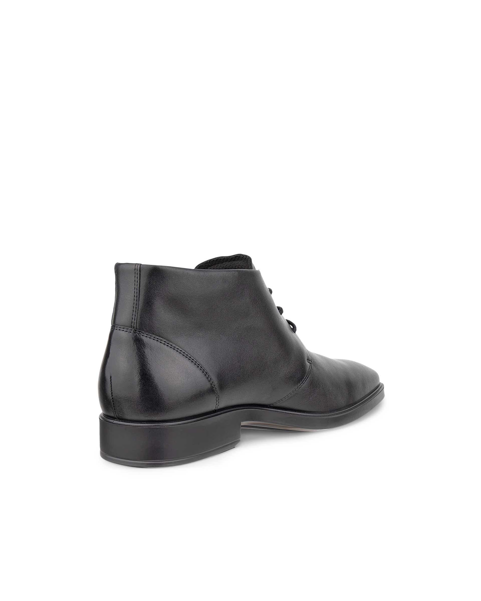 Bottine chukka en cuir ECCO® Metropole Milan pour homme - Noir - Back